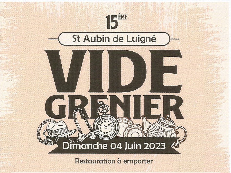 Me Vide Grenier Saint Aubin De Luign Val Du Layon Anjou Tourisme