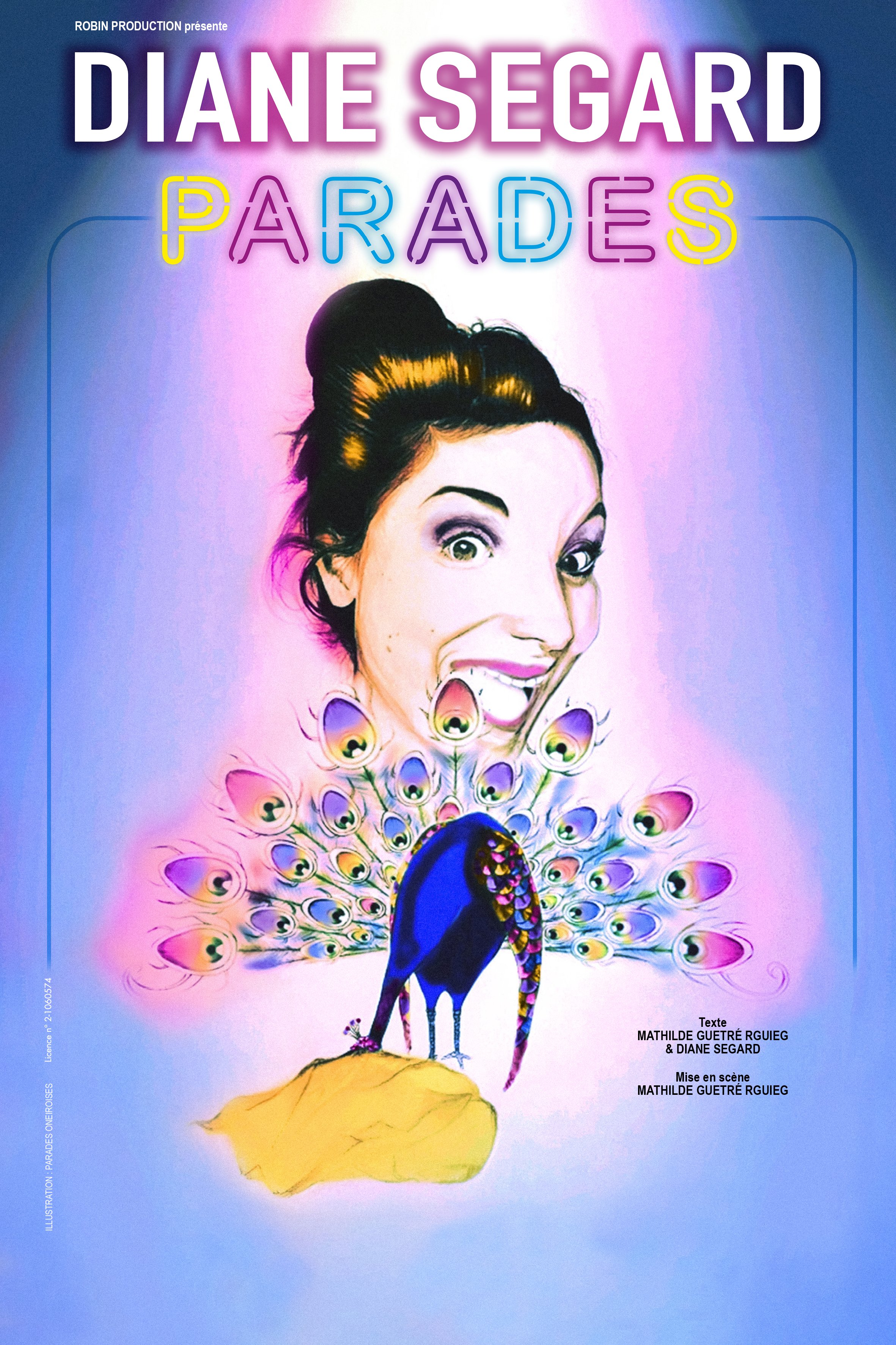 SPECTACLE : DIANE SEGARD : PARADES Le 21 mars 2025