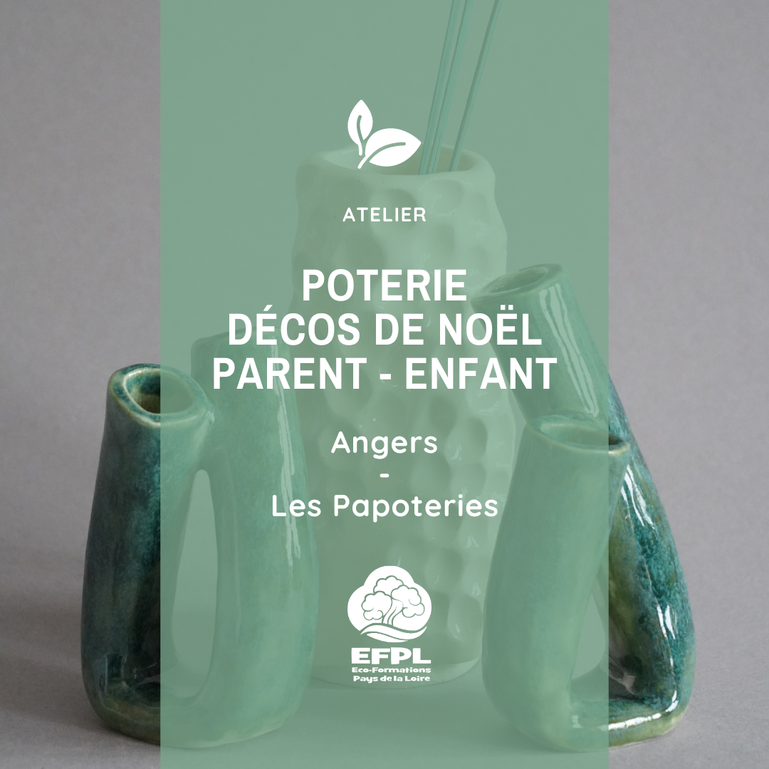 Atelier : Poterie : Décos de Noël / Parent - Enfant Du 13 au 30 nov 2024