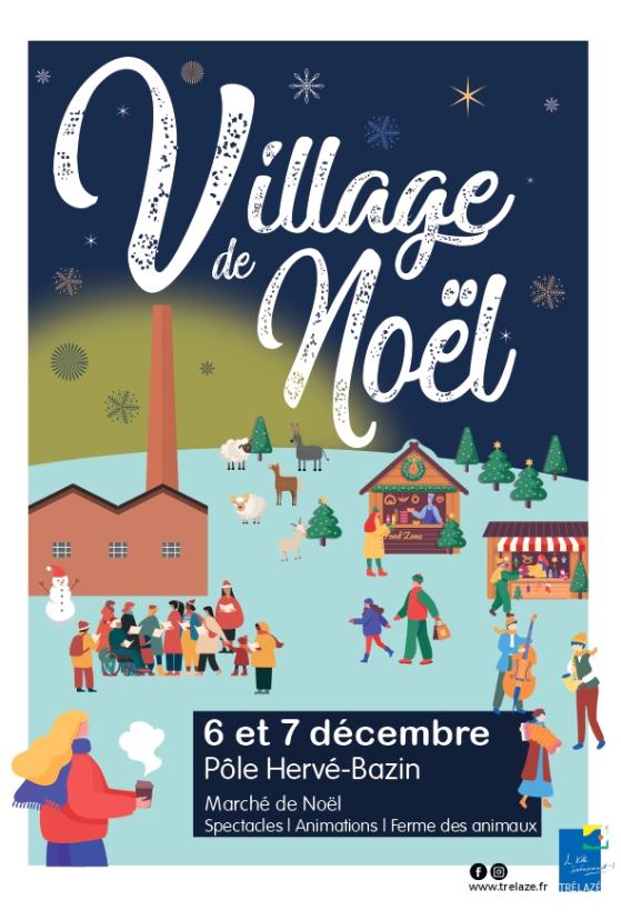 Village de Noel à Trélazé