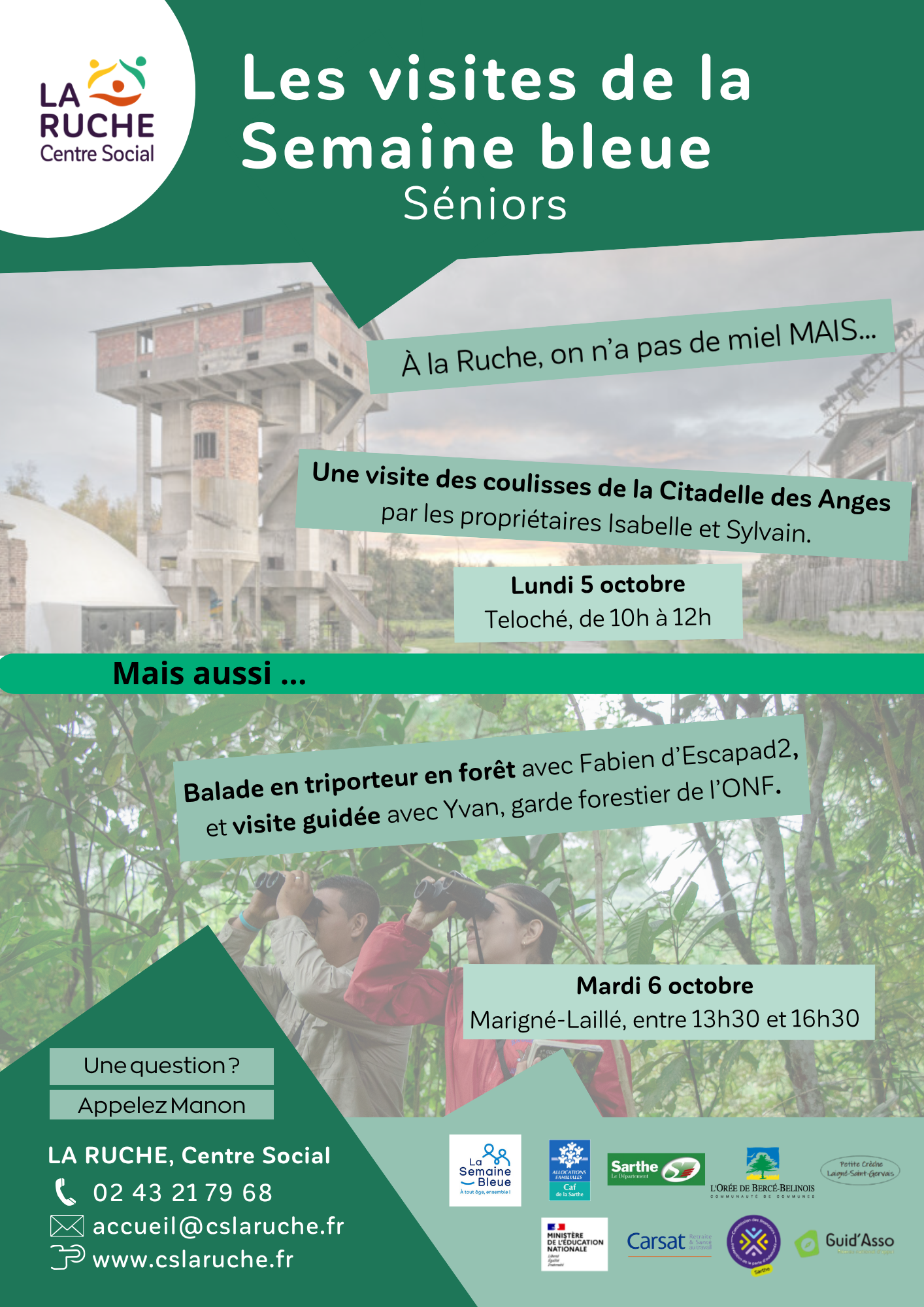 Visite des coulisses de la Citadelle des Anges