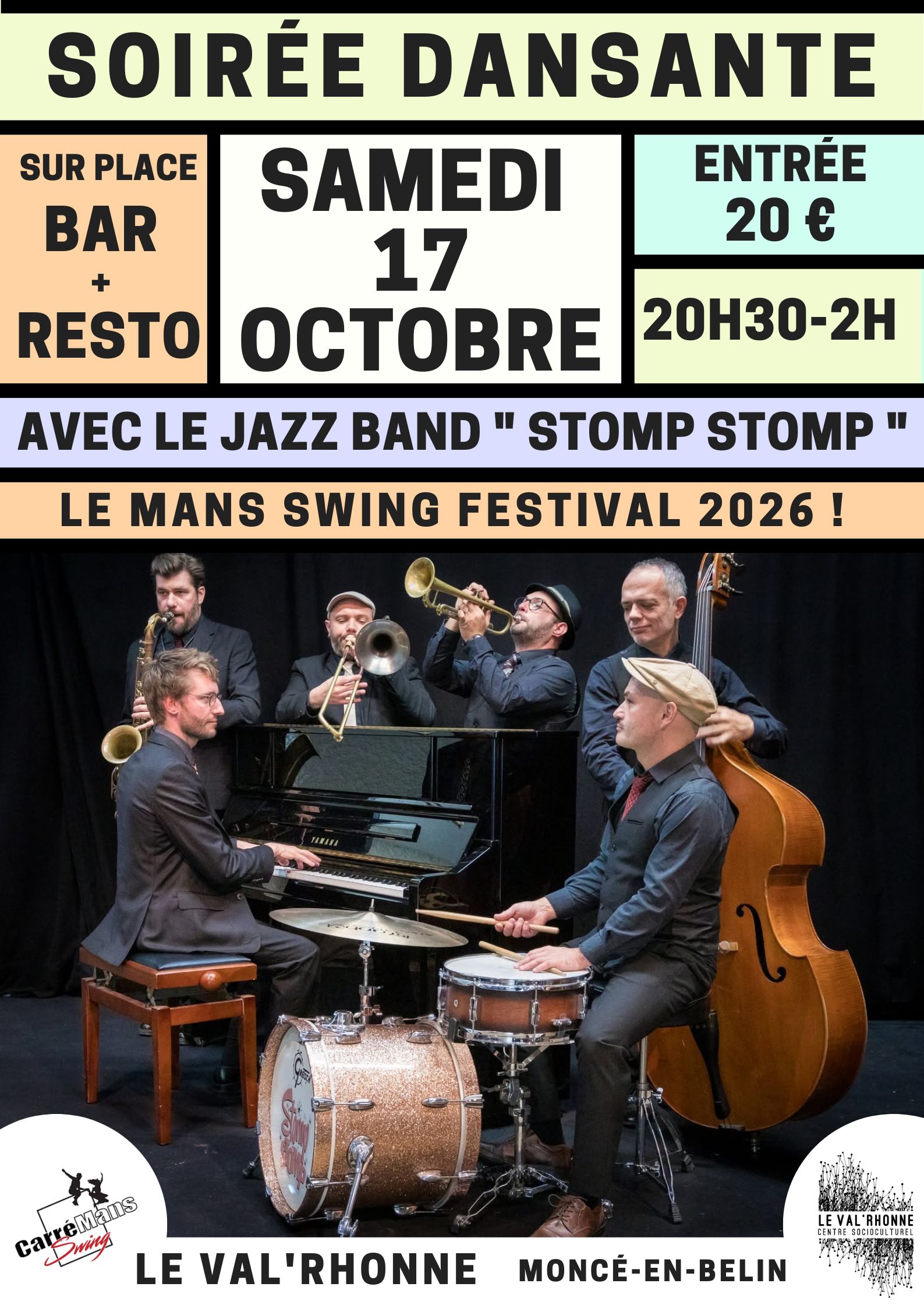 Le Mans Swing Festival 2026 – avec le jazz Band « Stomp Stomp » (44)