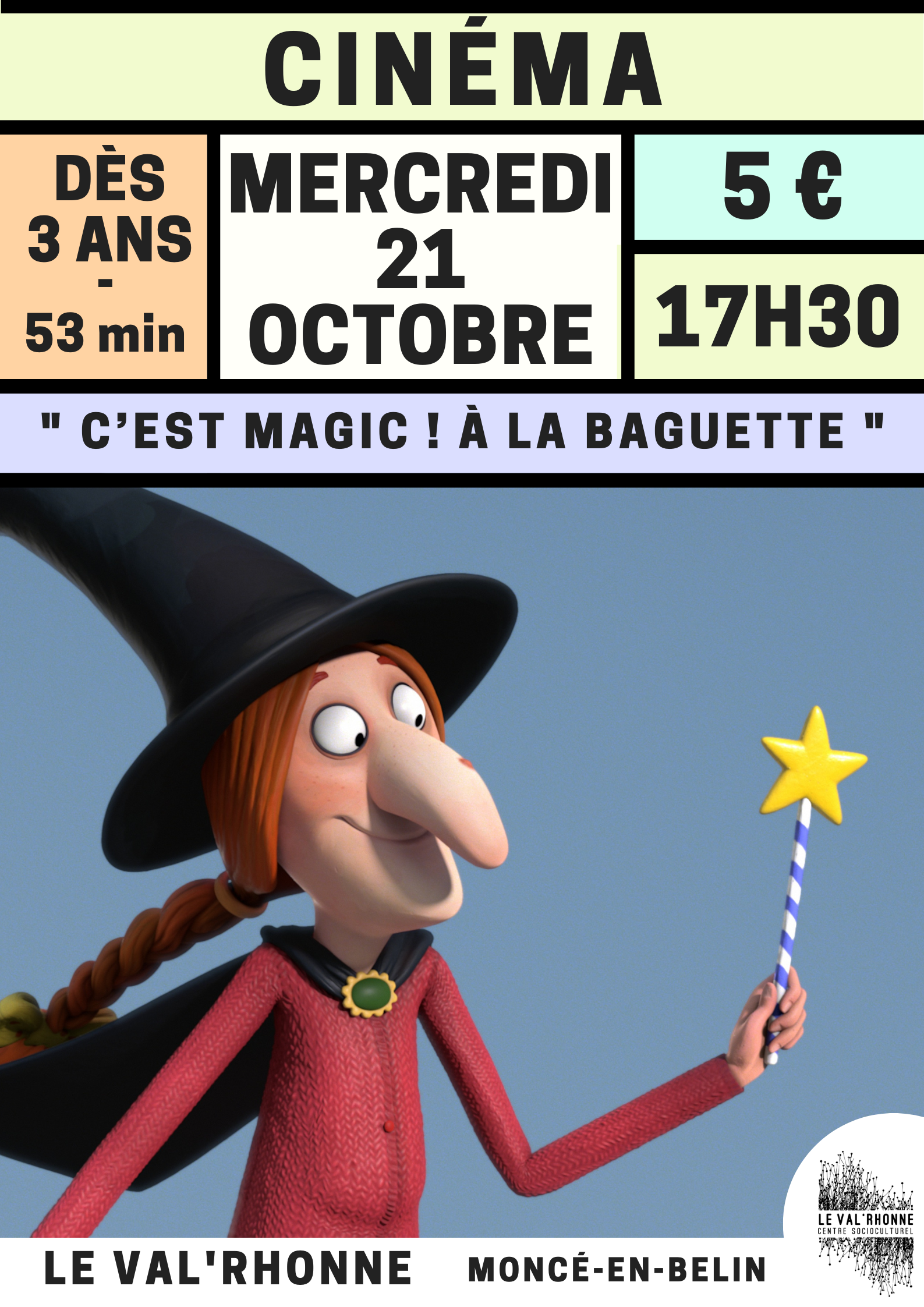 Cinéma « C’est magic ! A la baguette » par Les Films du Préau