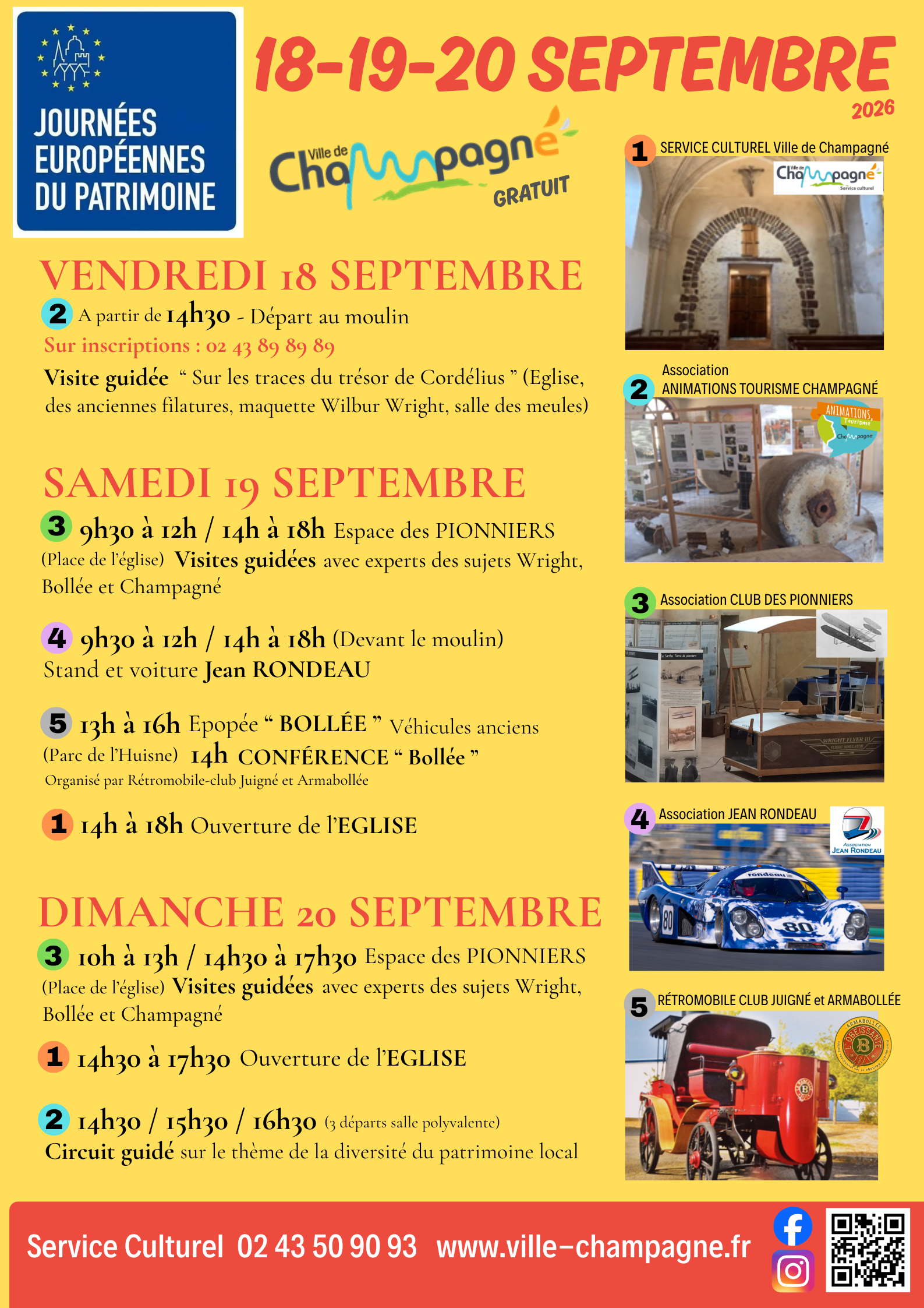 Journée du patrimoine 2026 – Champagné