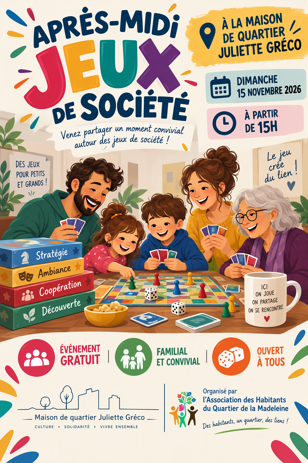 Après-midi jeux de société