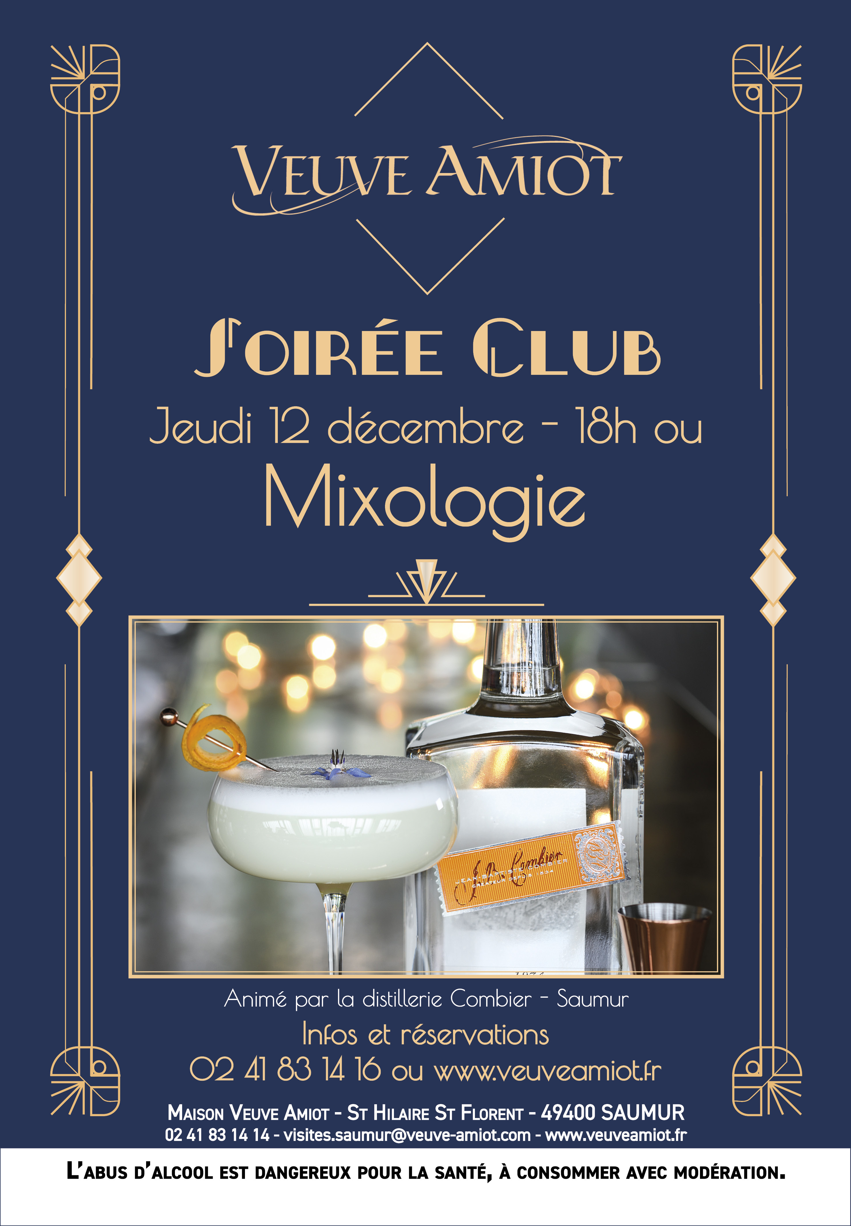 SOIRÉE CLUB : MIXOLOGIE #2 Le 12 déc 2024