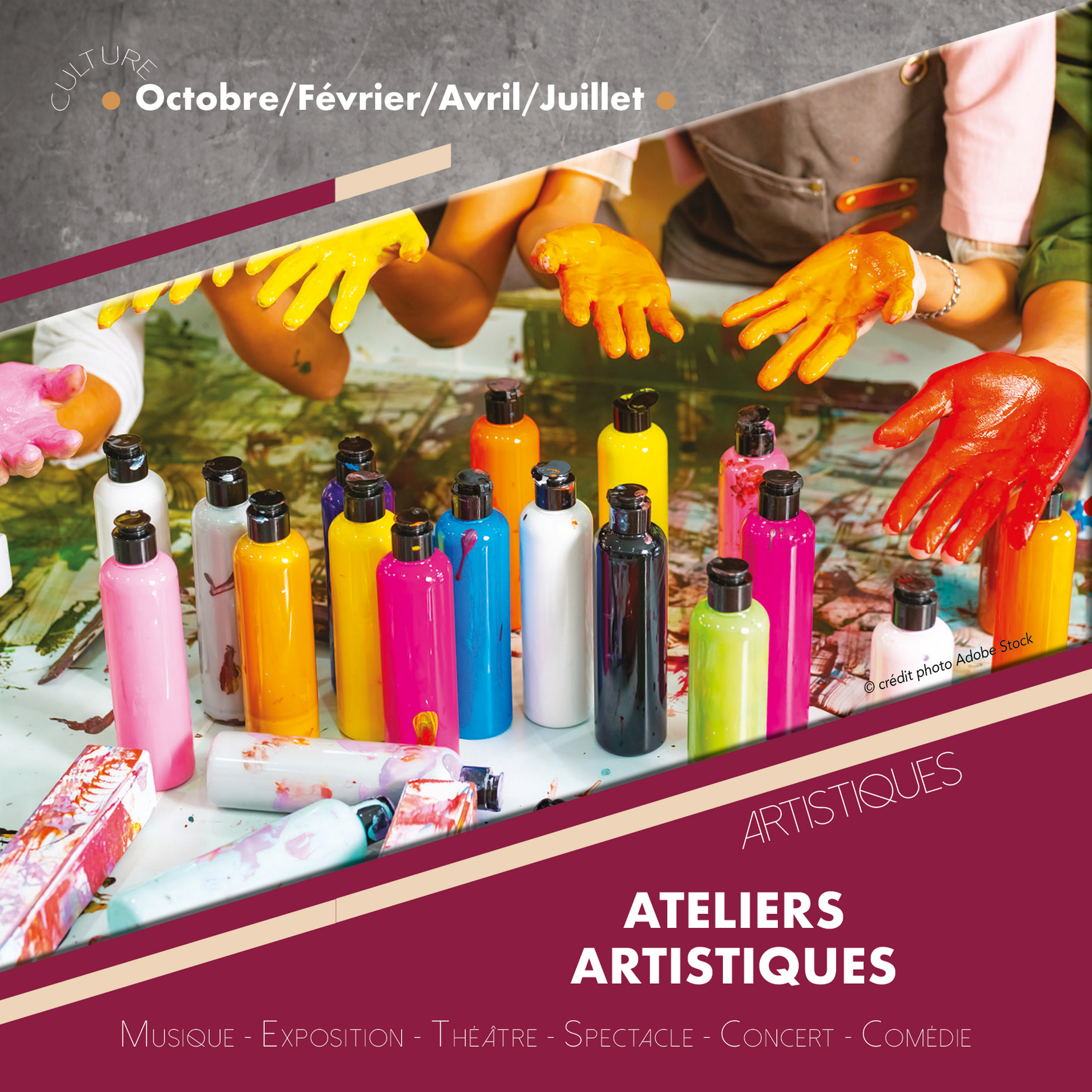 Ateliers artistiques Du 21/10/2024 au 11/7/2025