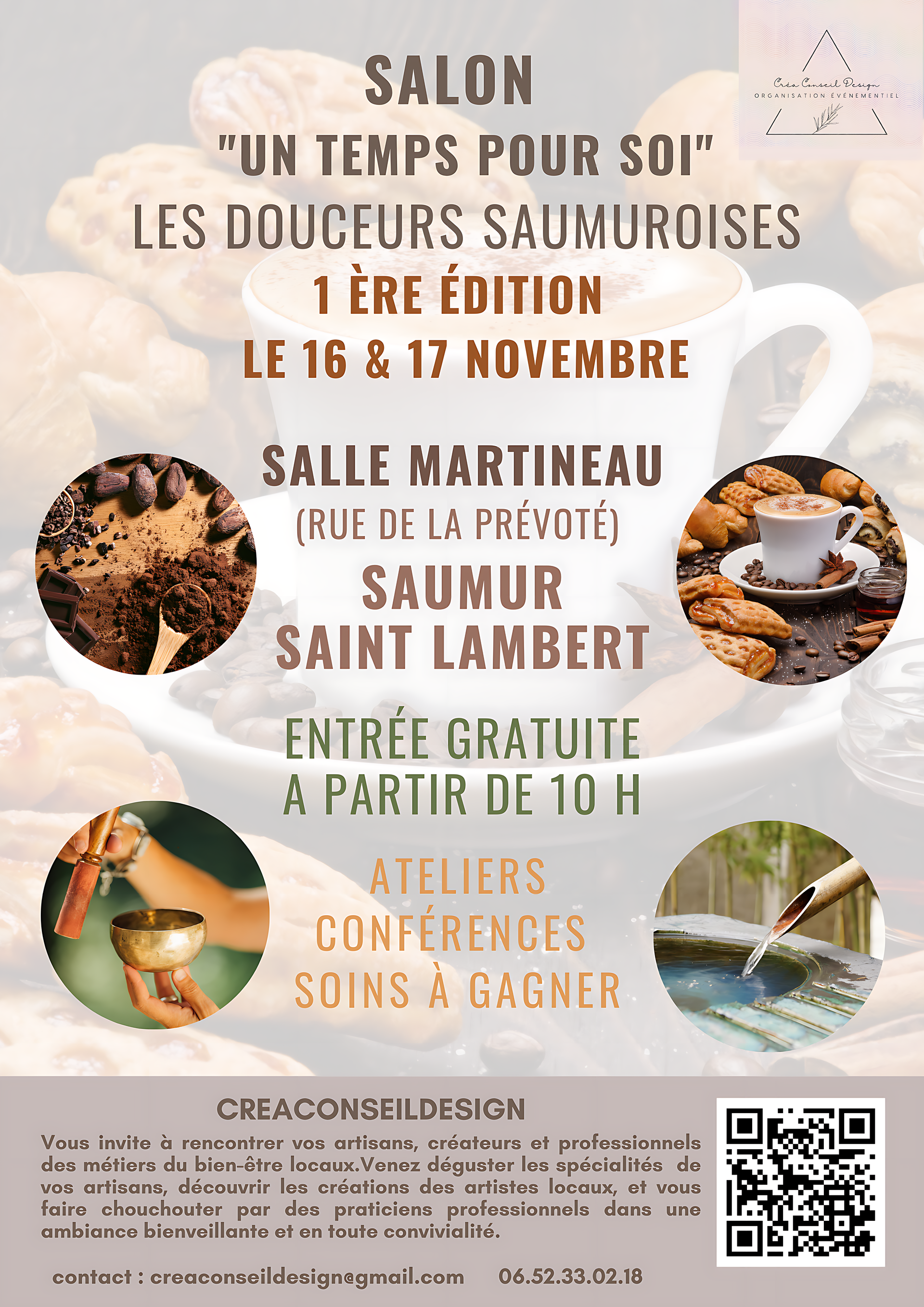 Salon "Un temps pour soi, les douceurs Saumuroises" Du 16 au 17 nov 2024