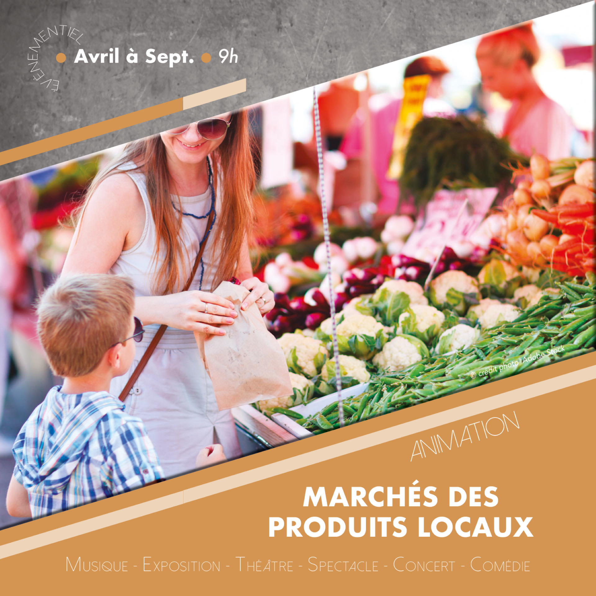 Marché des produits locaux Du 6 avr au 7 sept 2025