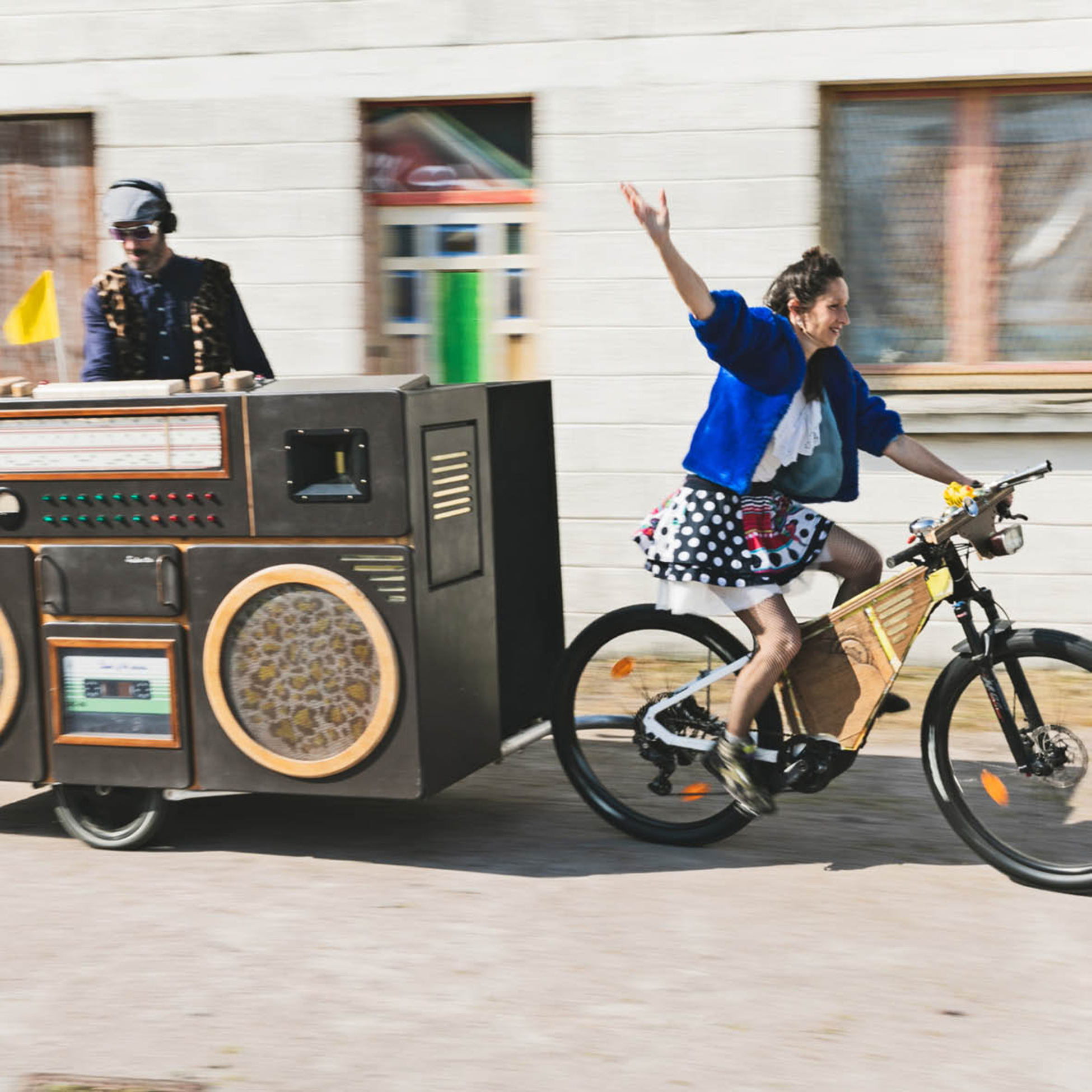 Concert en déambulation : le cycloblaster - Cie Superphonique Le 20 déc 2024