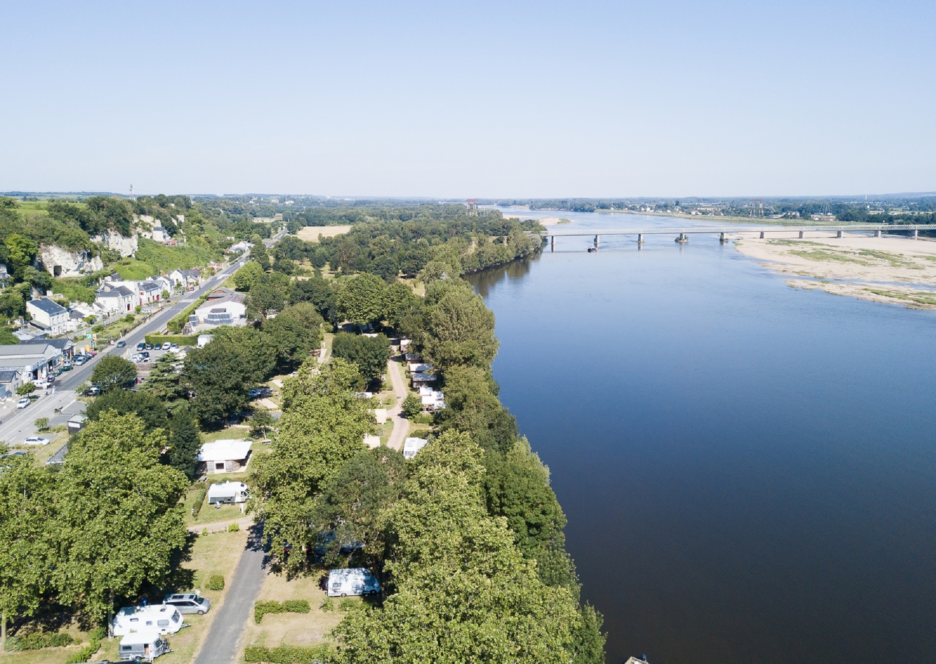 Camping L'Isle Verte in Montsoreau