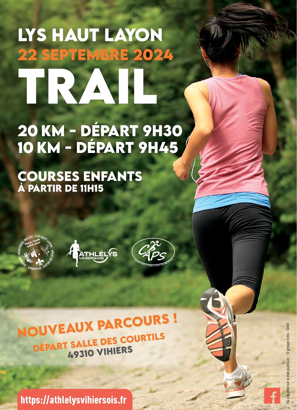 TRAIL LYS-HAUT-LAYON Le 22 sept 2024