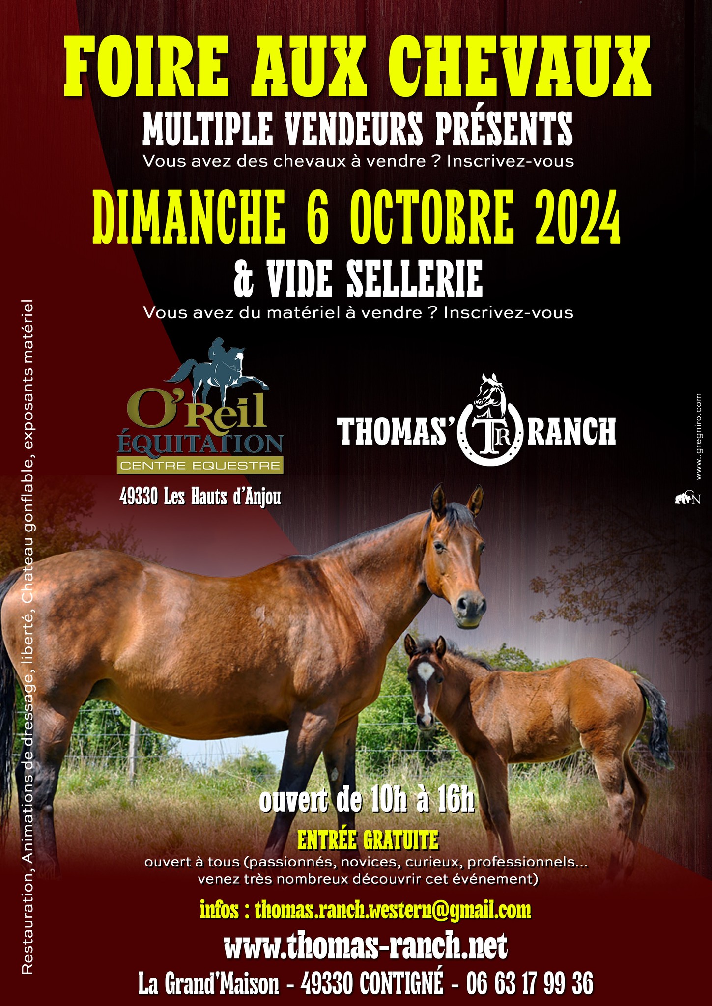 Foire aux chevaux - Thomas Ranch Le 6 oct 2024