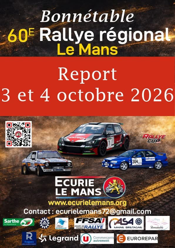60ème Rallye Régional Le Mans