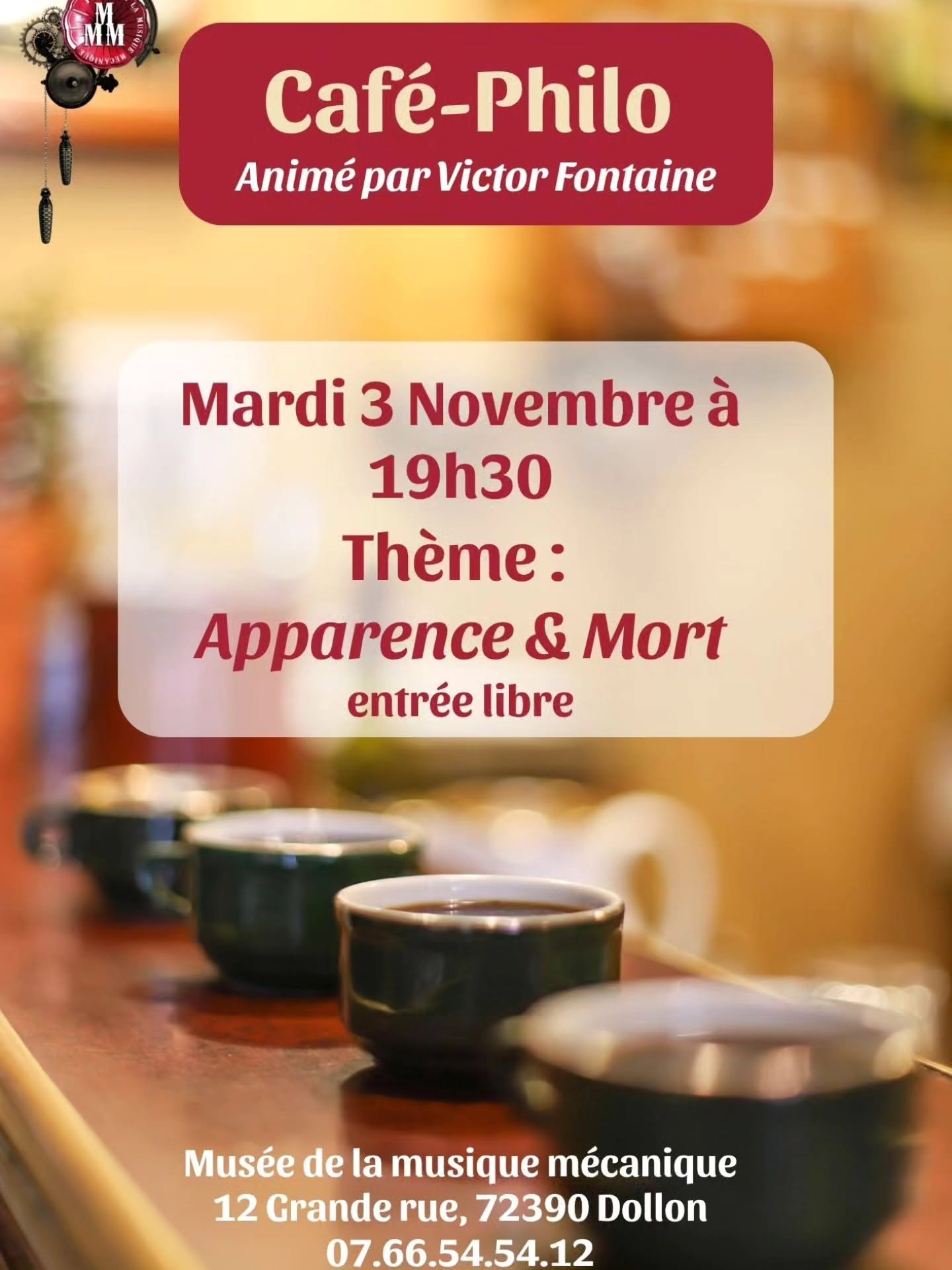 Café-Philo au Musée de la Musique Mécanique