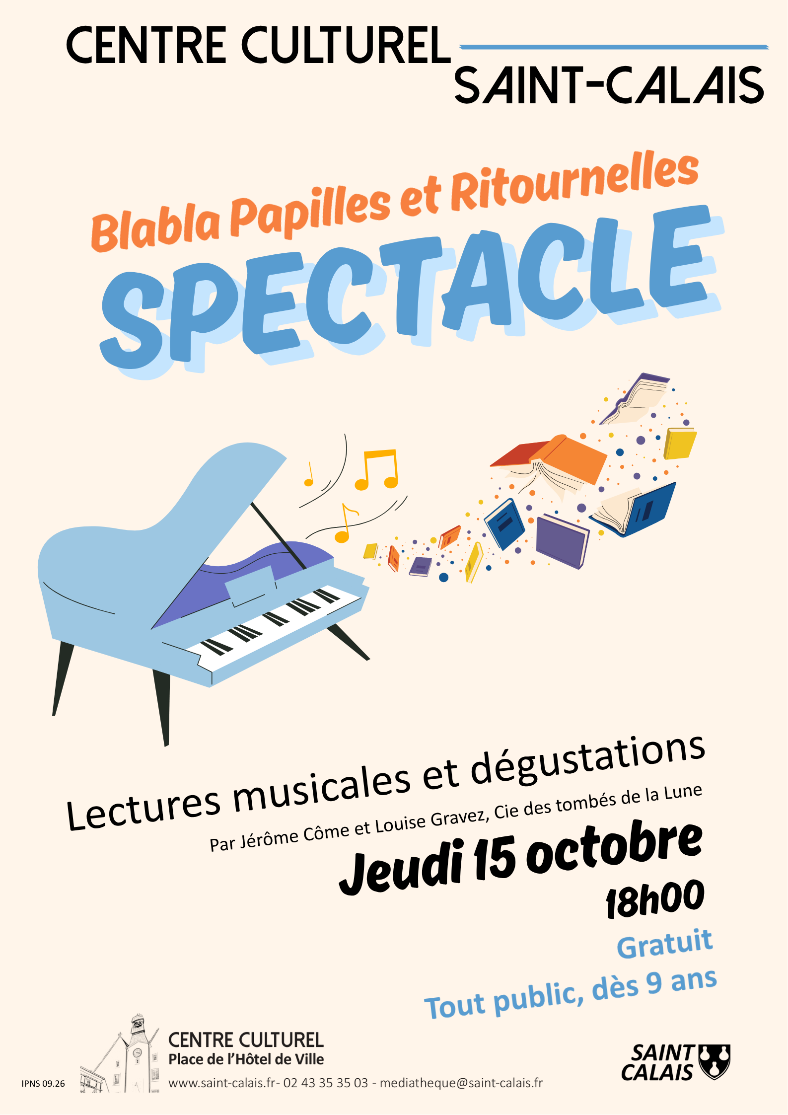 Spectacle « Blabla papilles et ritournelles »