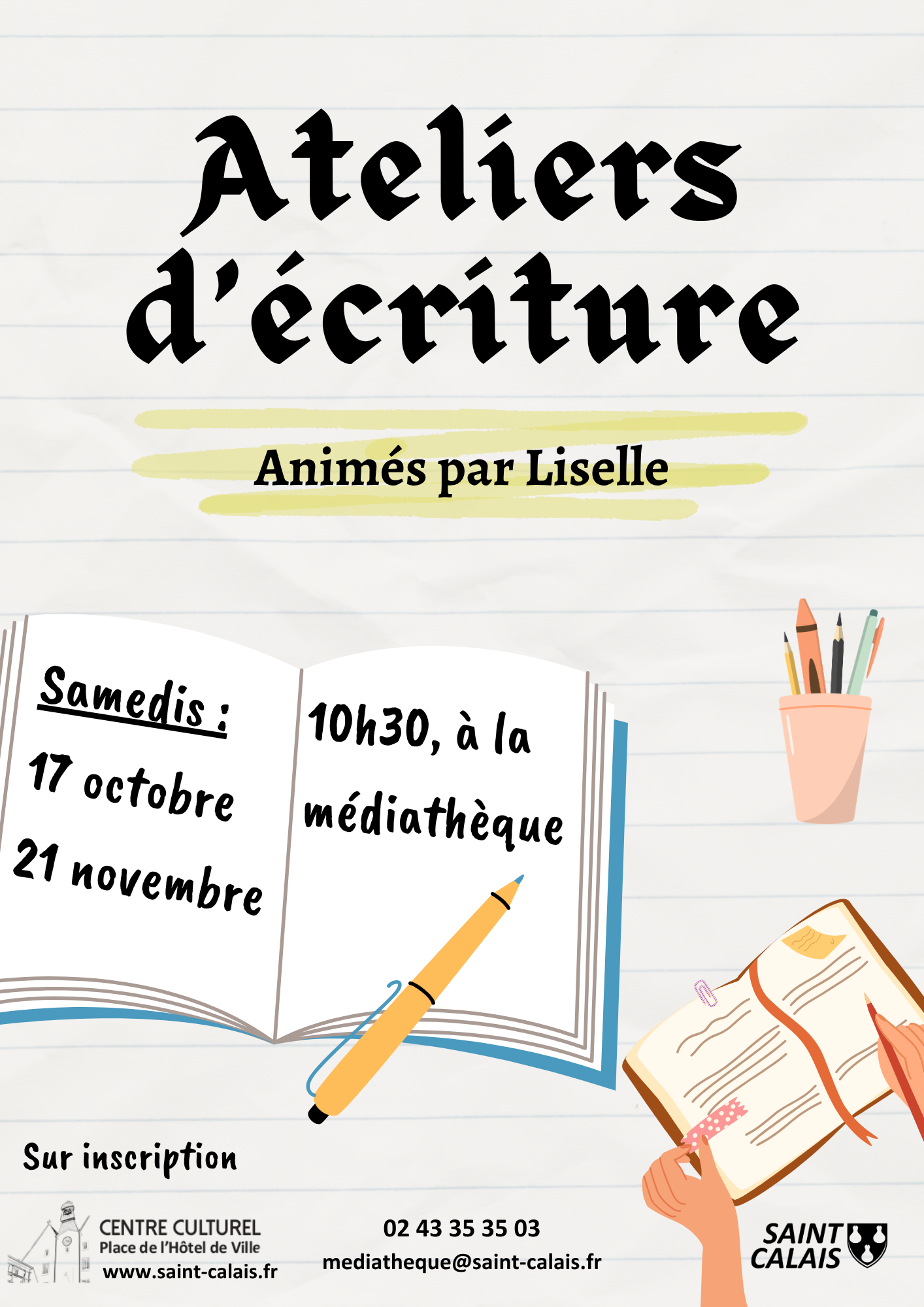 Atelier d’écriture
