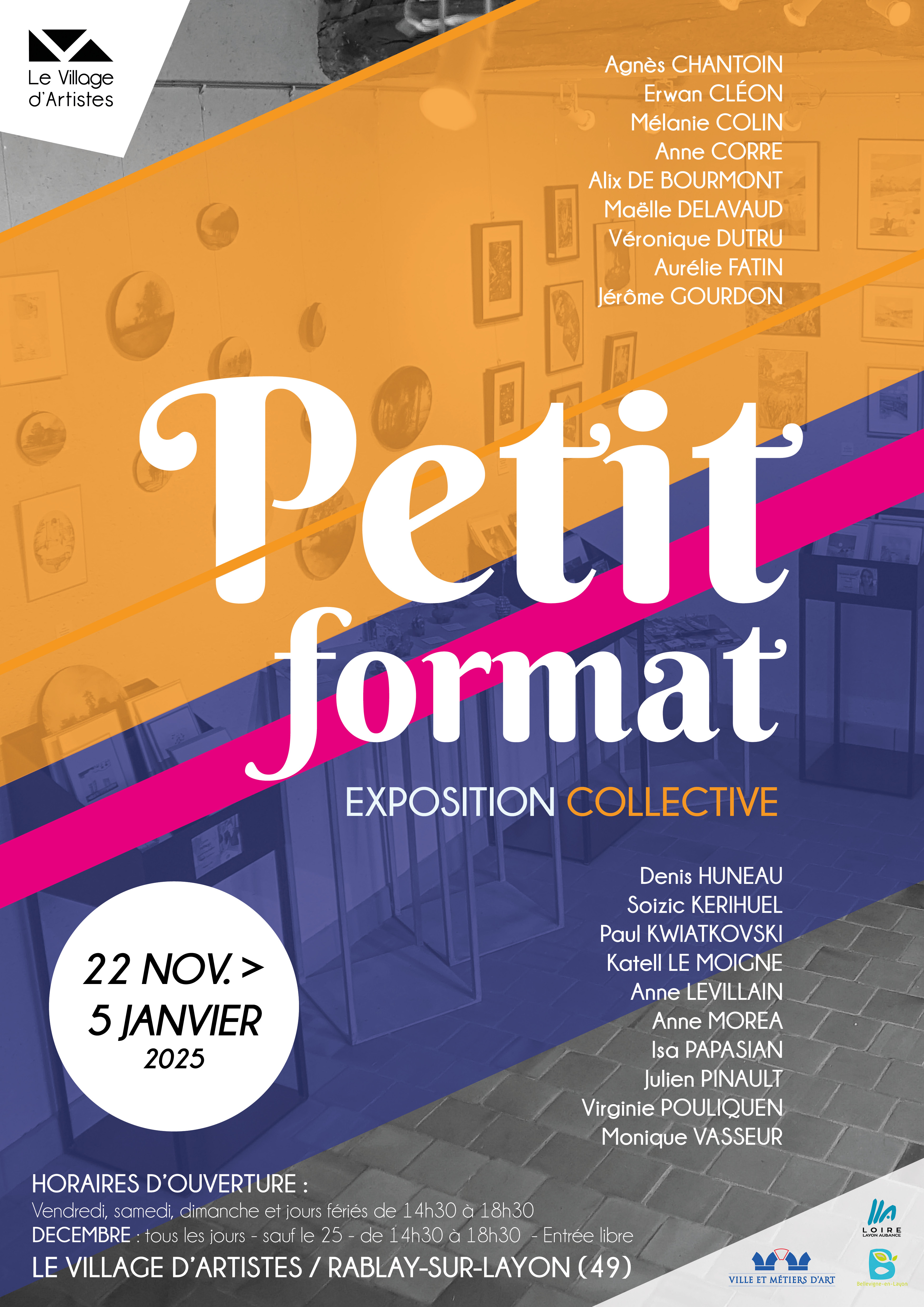 PETIT FORMAT - EXPOSITION COLLECTIVE Du 22/11/2024 au 5/1/2025