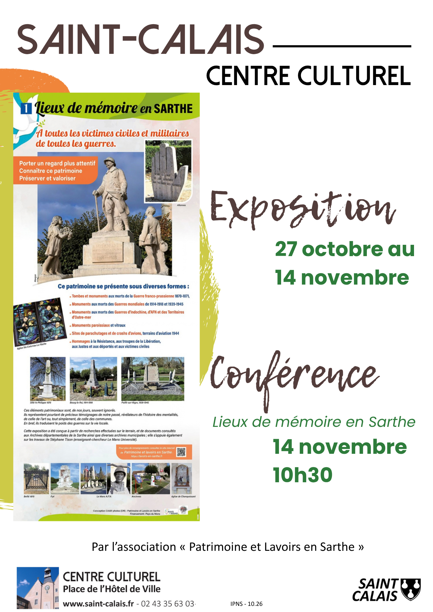 Exposition « Lieux de mémoire en Sarthe »