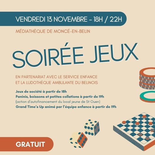 Soirée Jeux de société