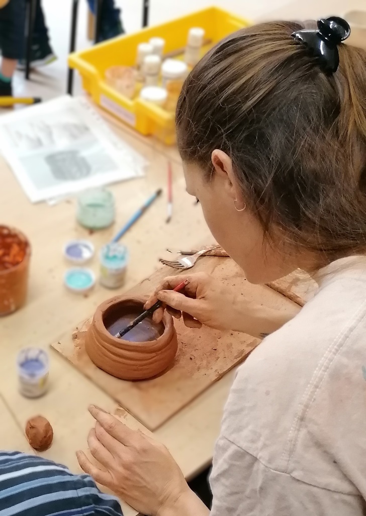 Les artistes à l’atelier