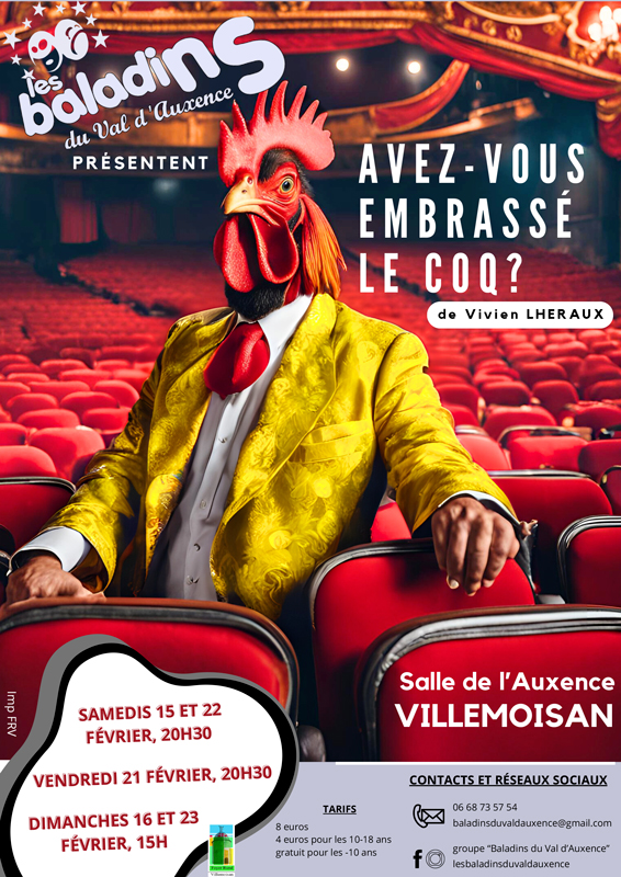 Théâtre "Avez-vous embrassé le cops" par... Du 15 au 23 fév 2025