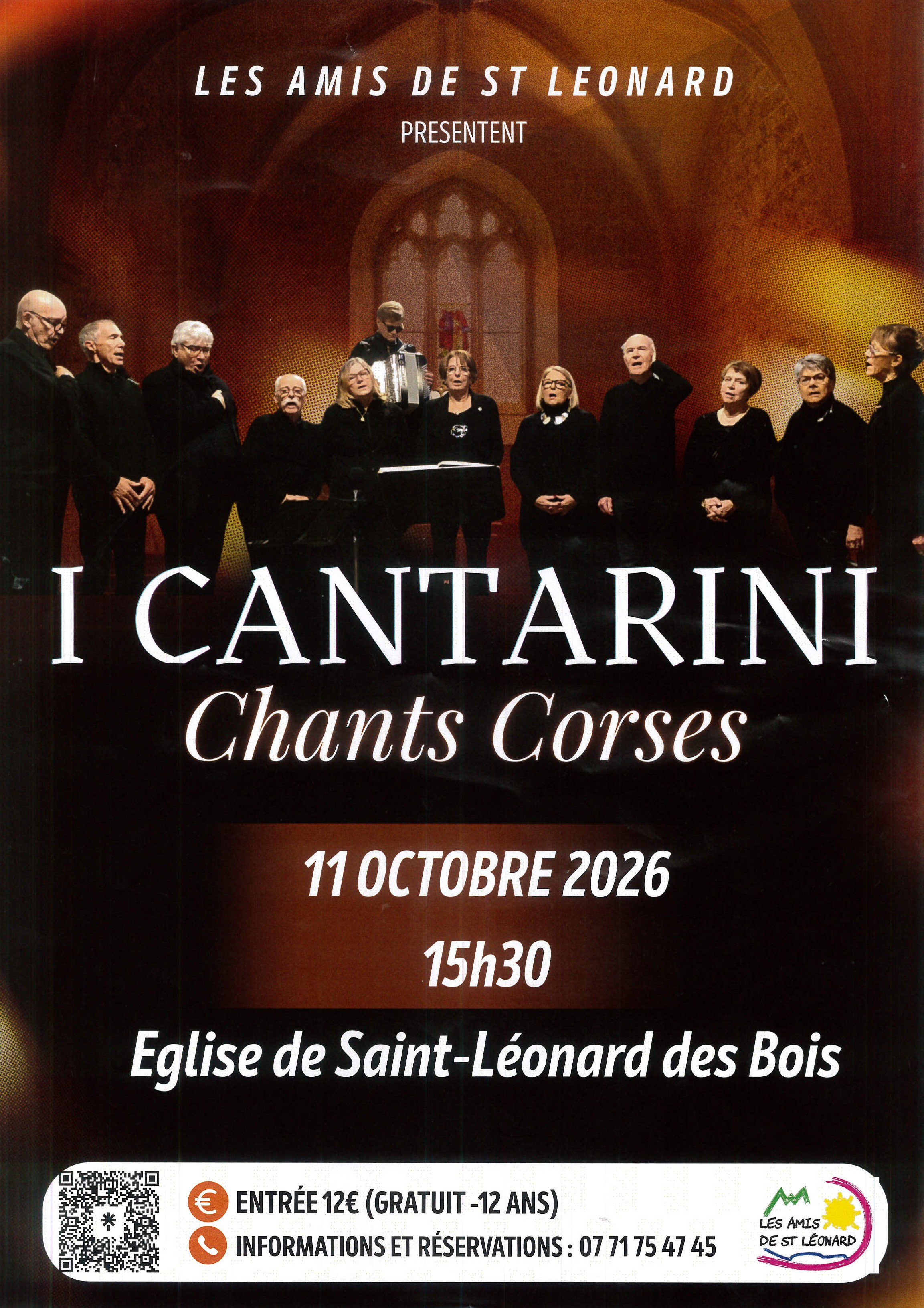 Concert de chants corses avec I Cantarini