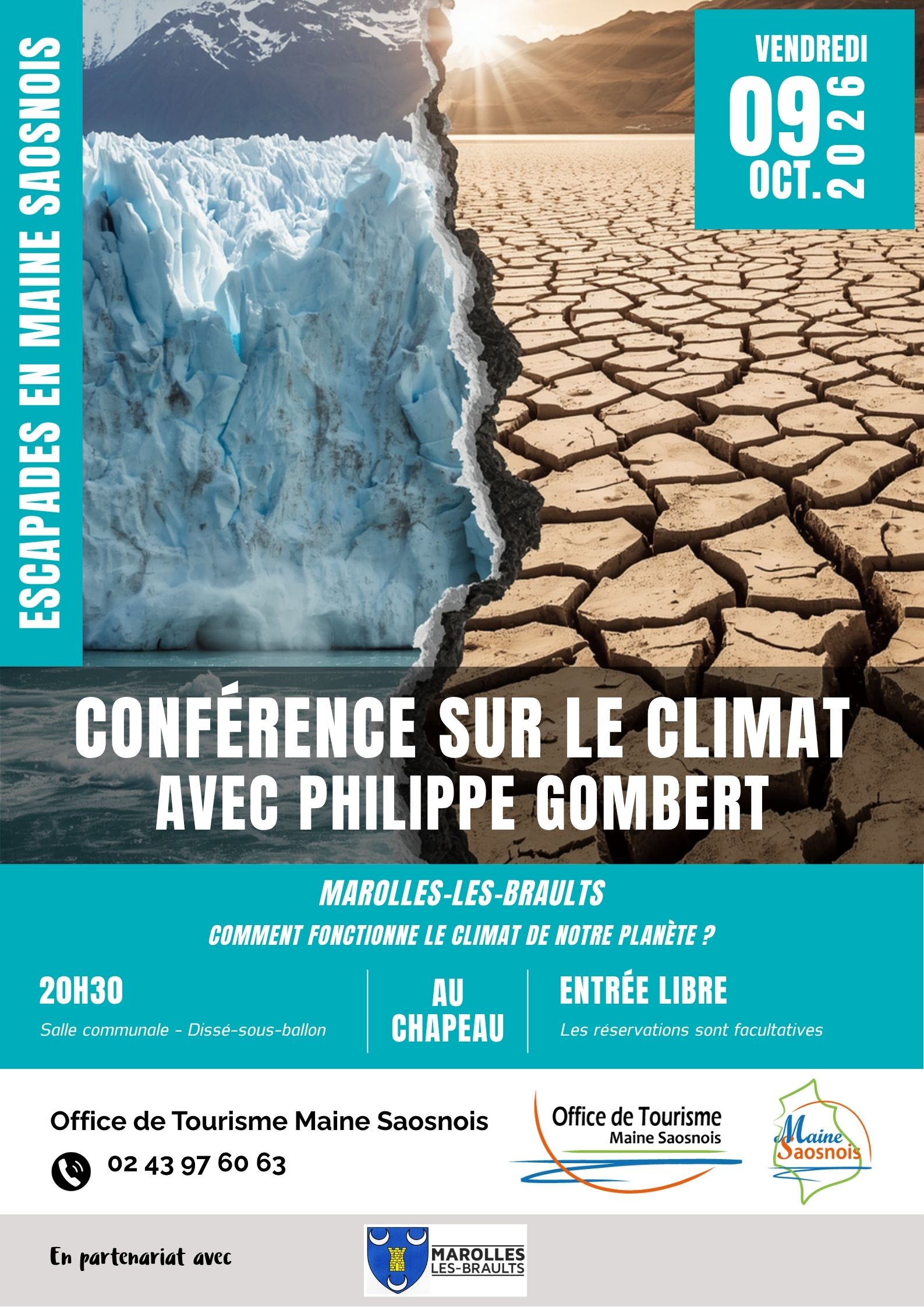 Escapades en Maine Saosnois : Conférence sur le climat