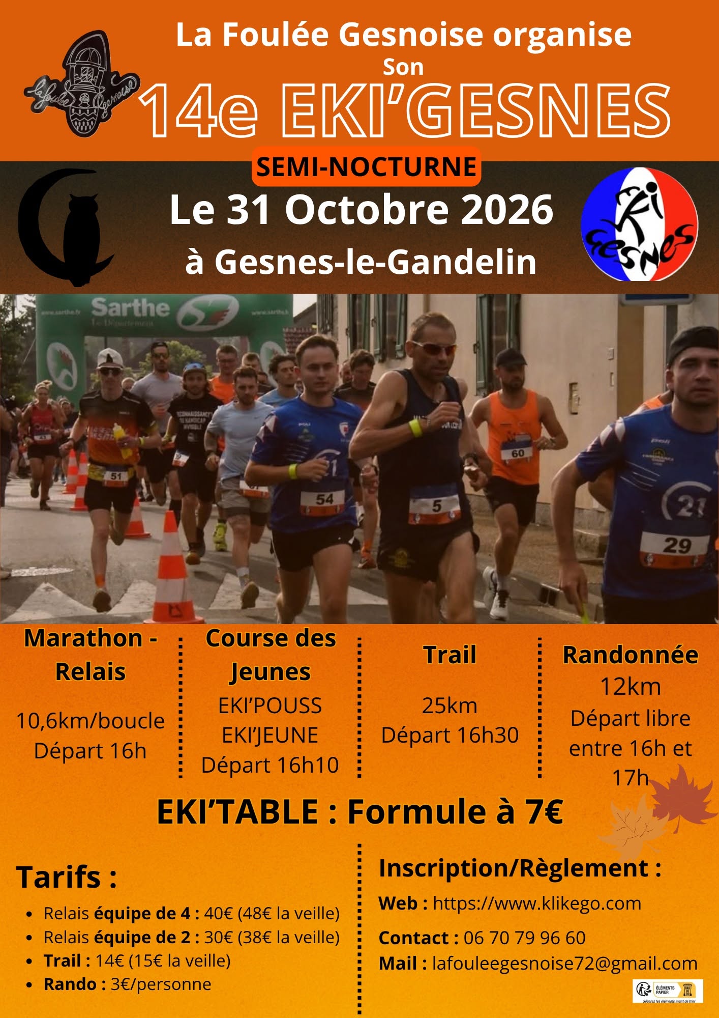 Eki’Gesnes en semi-nocturne