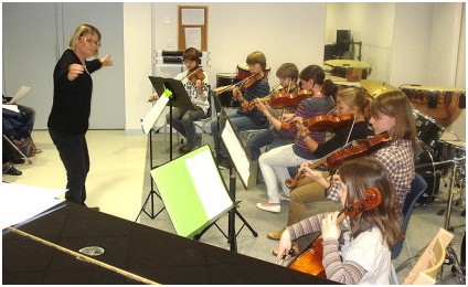 CONCERT DE PRINTEMPS A BAUGE EN ANJOU PAR L'ECOLE DE MUSIQUE