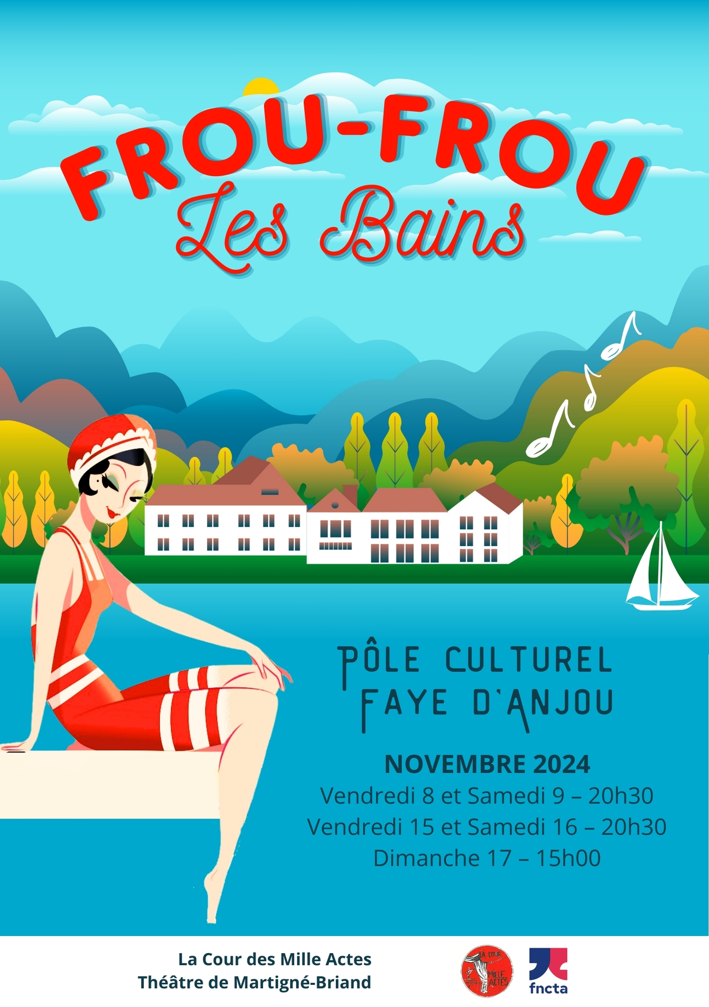 FROU FROU LES BAINS - LA COUR DES MILLE ACTES (Troupe théâtrale... Du 8 au 17 nov 2024