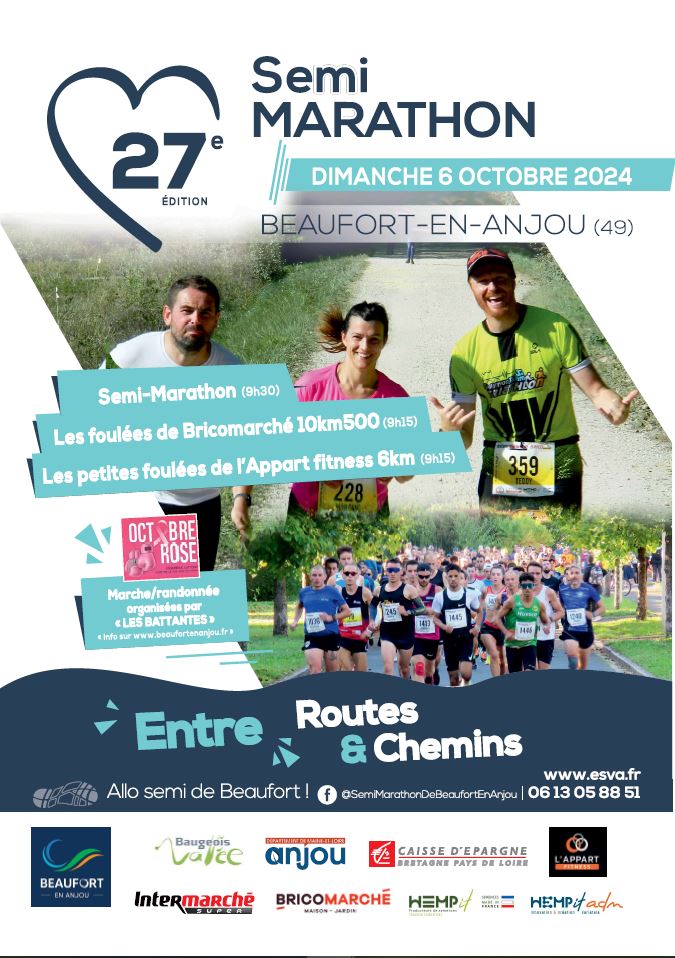 SEMI-MARATHON DE BEAUFORT-EN-VALLÉE Le 6 oct 2024