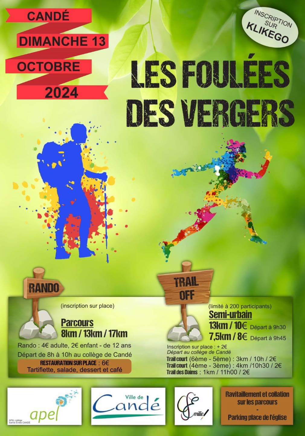 Trail - Randonnée "Les foulées des vergers" - CANDÉ