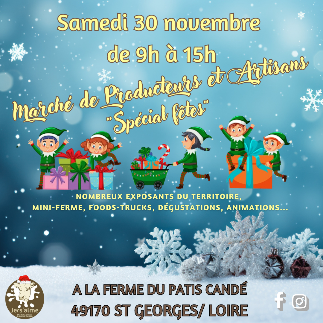 MARCHÉ DE PRODUCTEURS ET ARTISANS À LA FERME -... Le 30 nov 2024