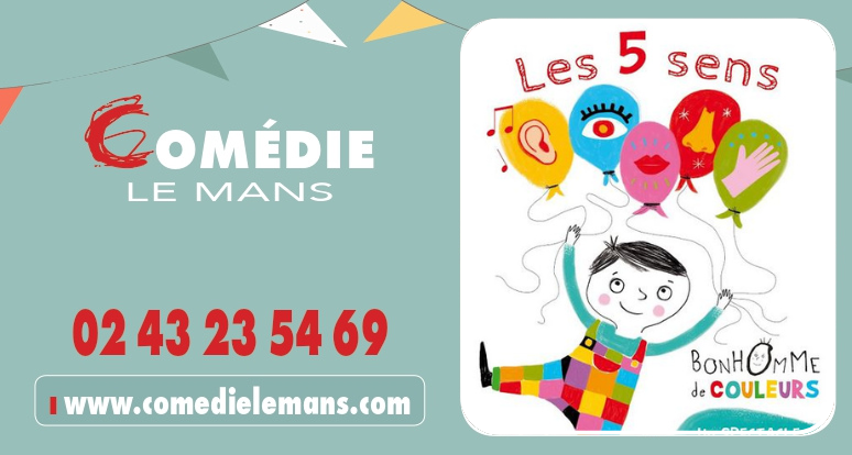 Les 5 sens de bonhomme de couleurs