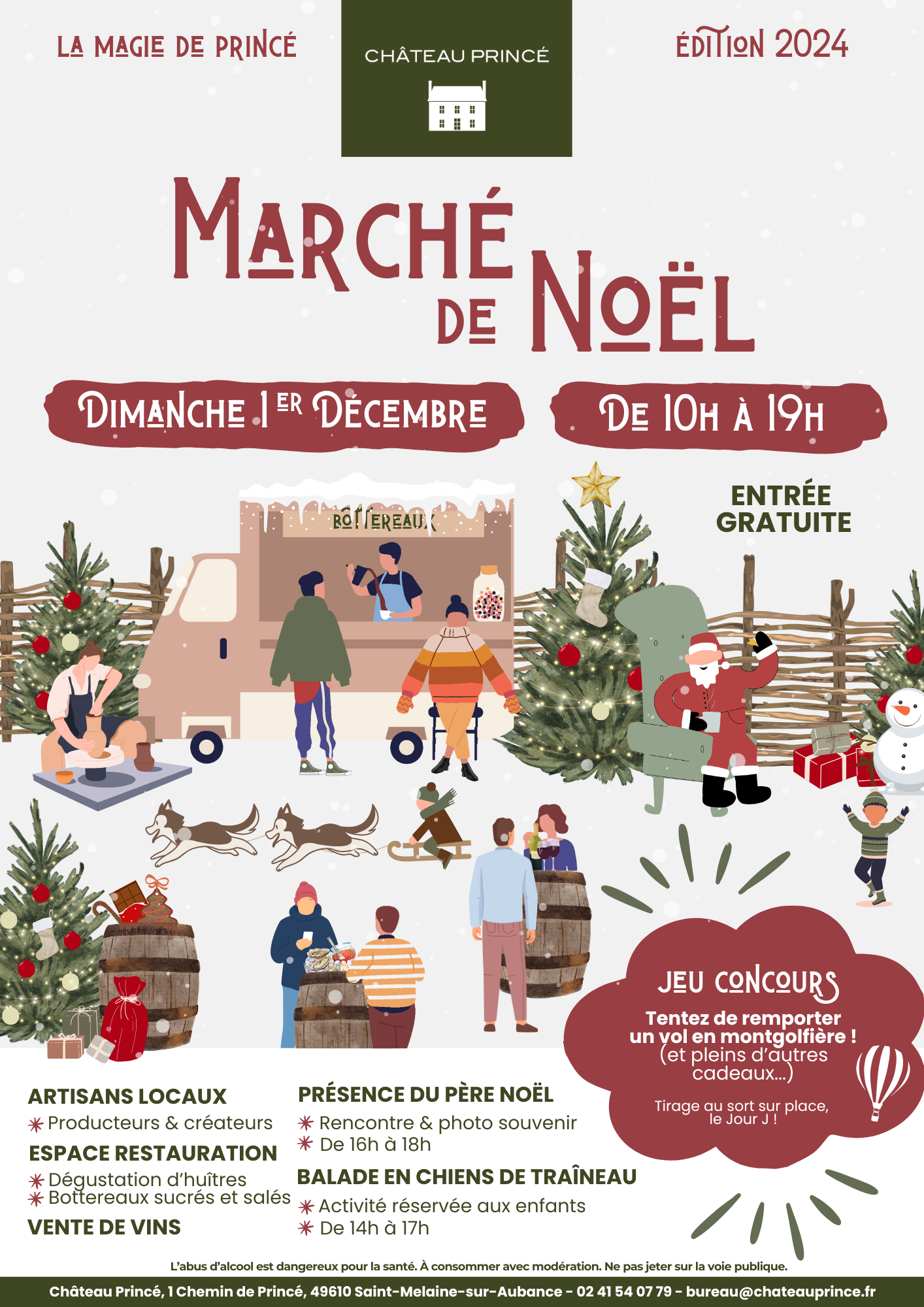 Marché de Noël au Château Princé Le 1 déc 2024