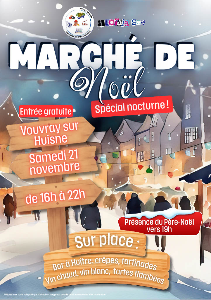 MARCHE DE NOEL VOUVRAY SUR HUISNE