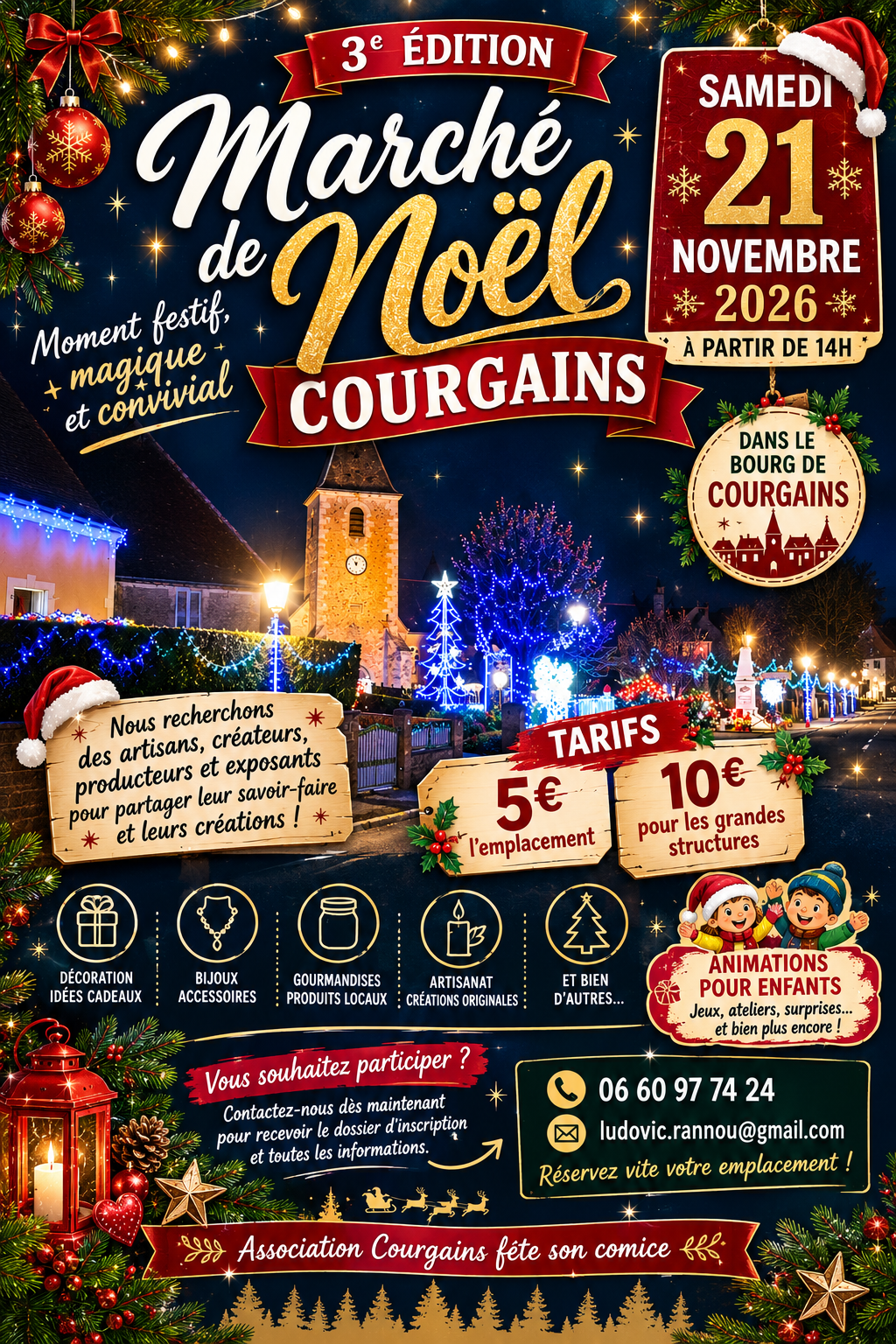 Marché de Noël à Courgains