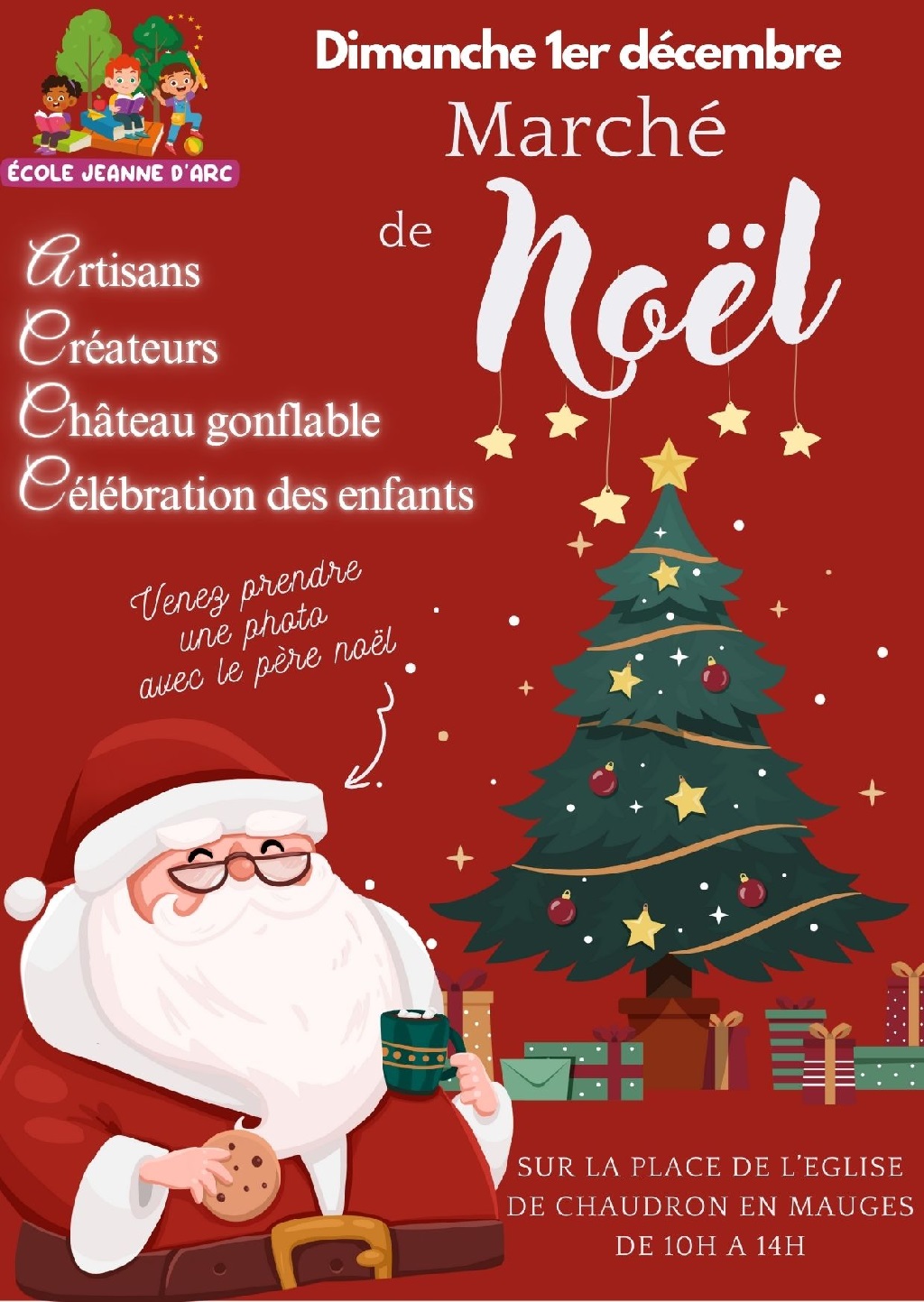 Marché de Noël école Jeanne d