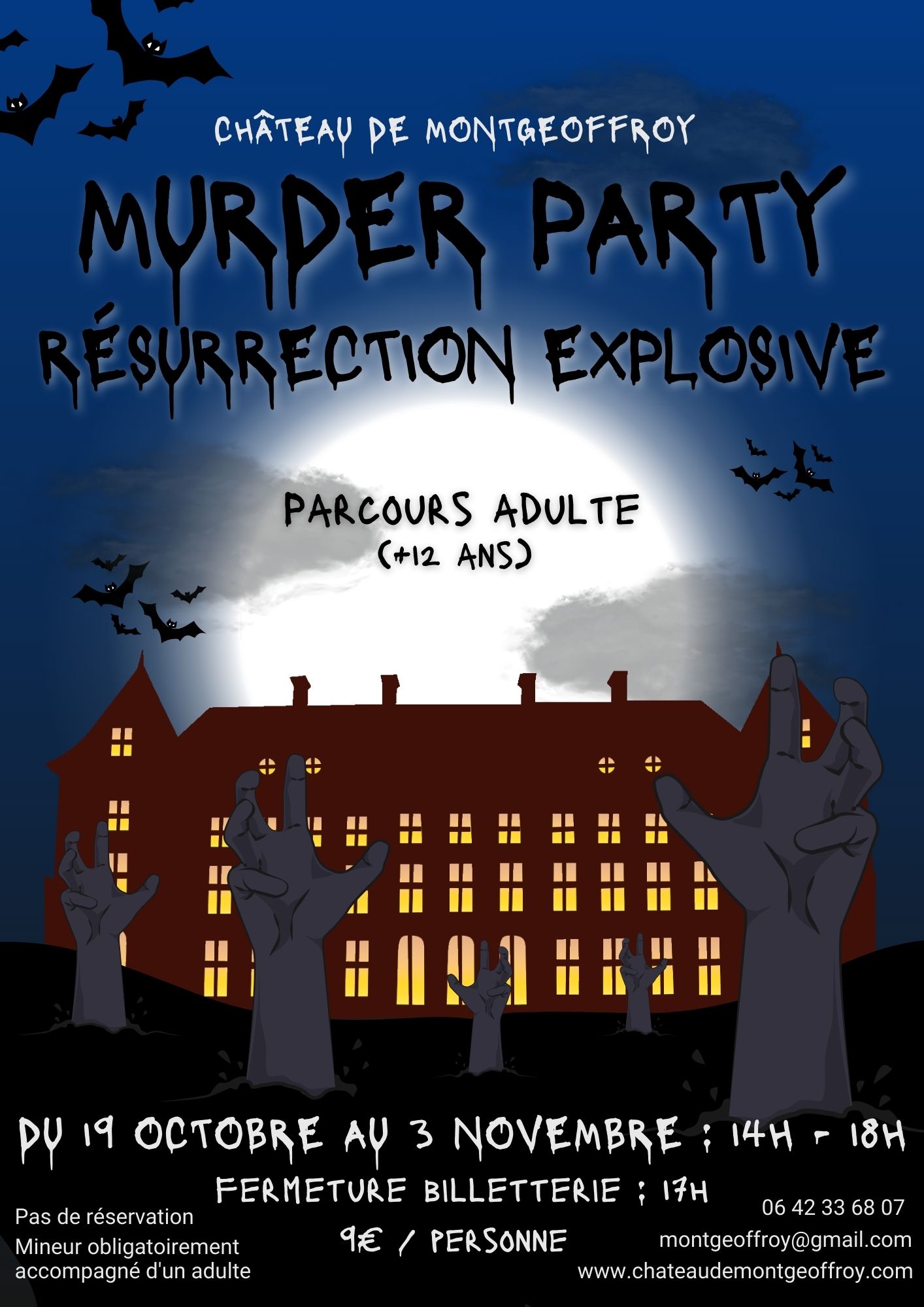 Murder Party au Château de Montgeoffroy à Mazé