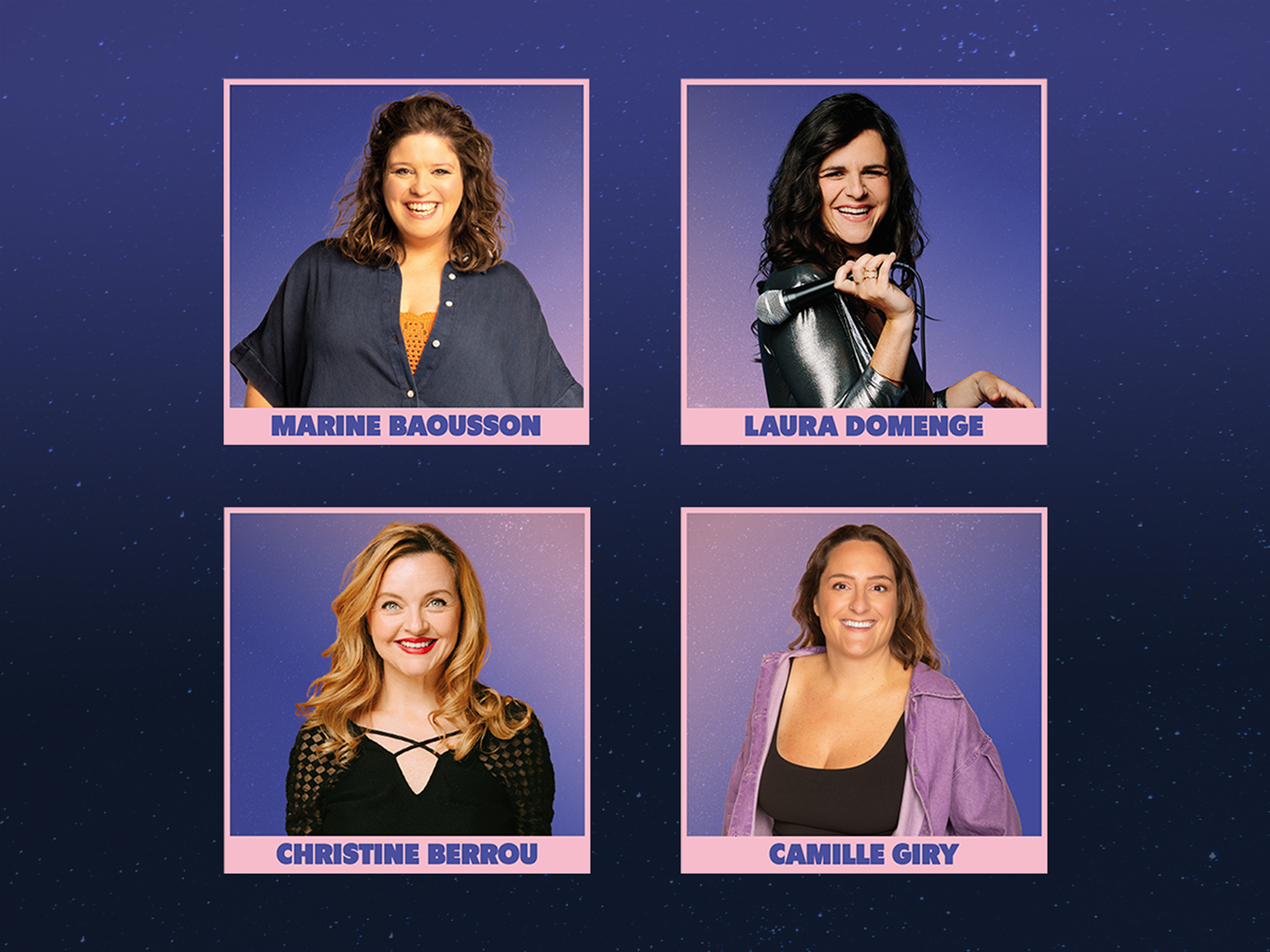 PLEASE STAND UP – MARINE BAOUSSON, LAURA DOMENGE, CHRISTINE BERROU et CAMILLE GIRY