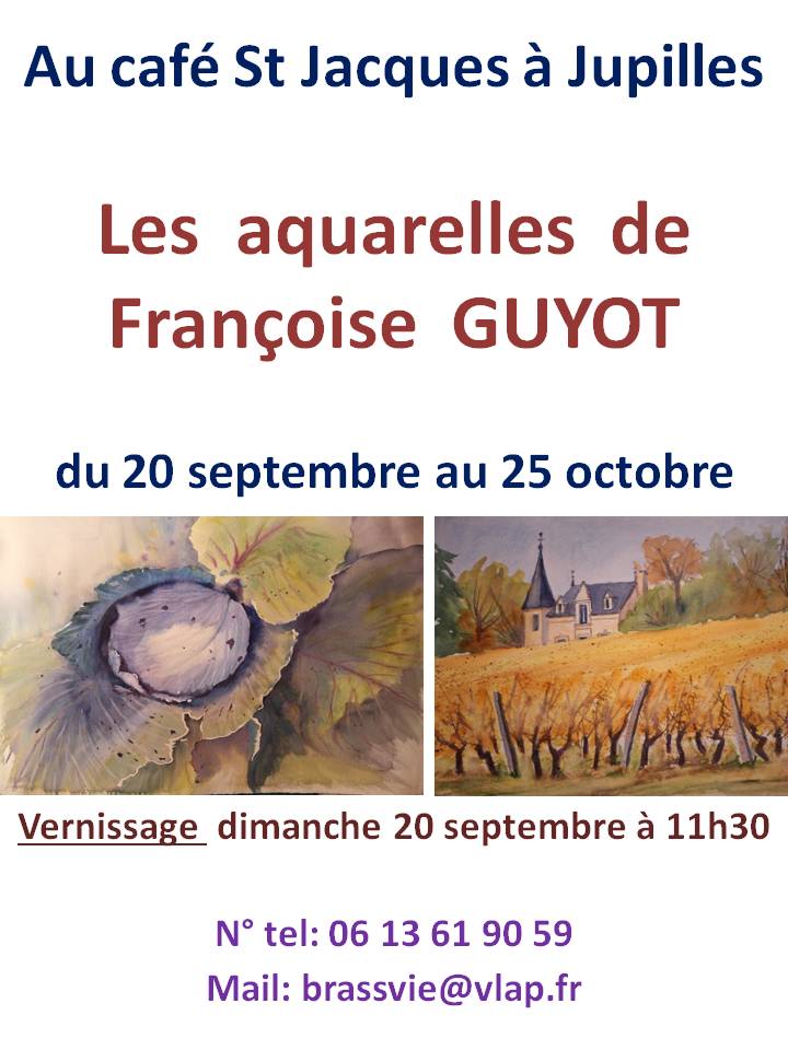 les aquarelles de Françoise Guyot