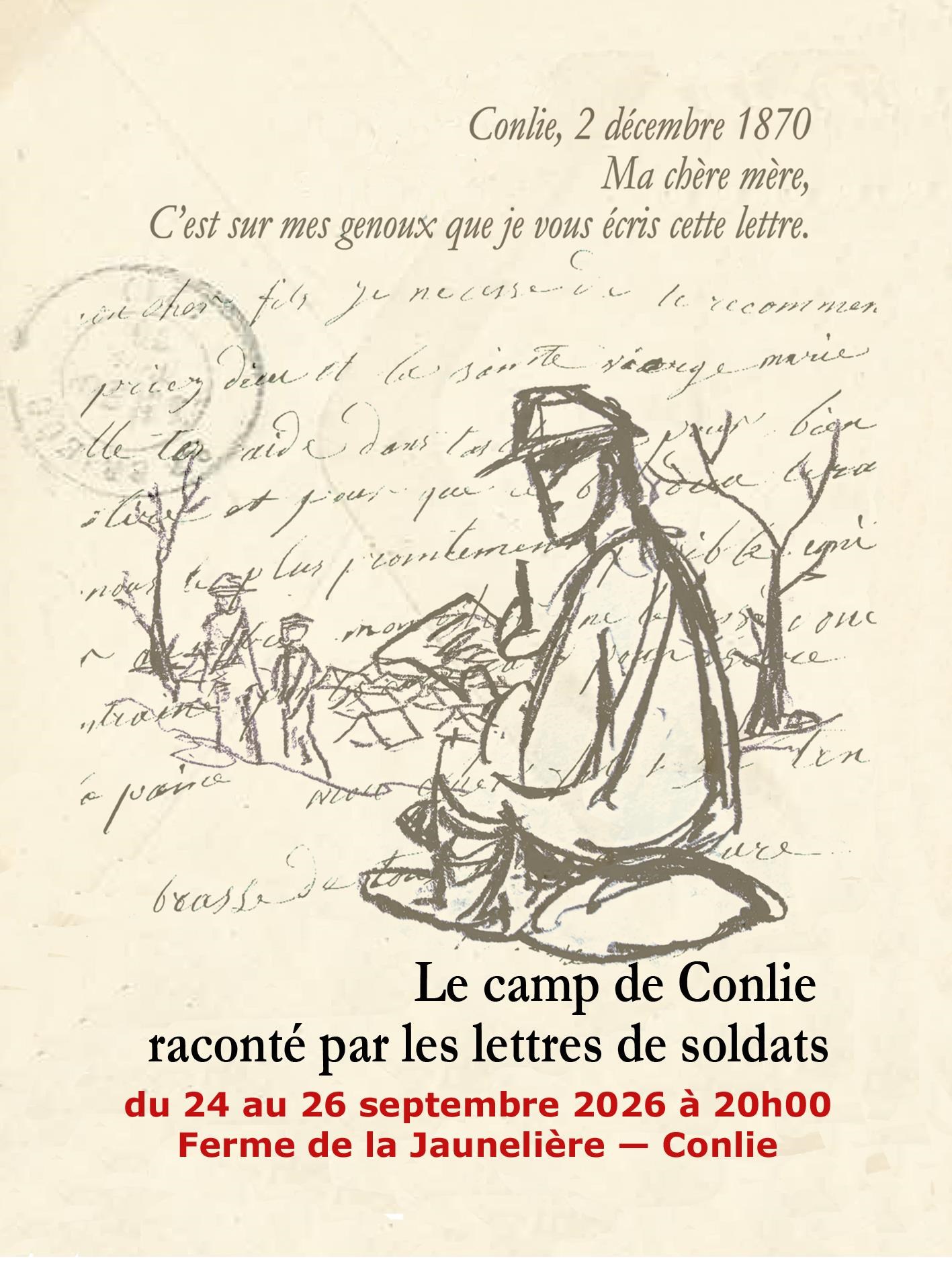 Le camp de Conlie raconté par les lettres de soldats