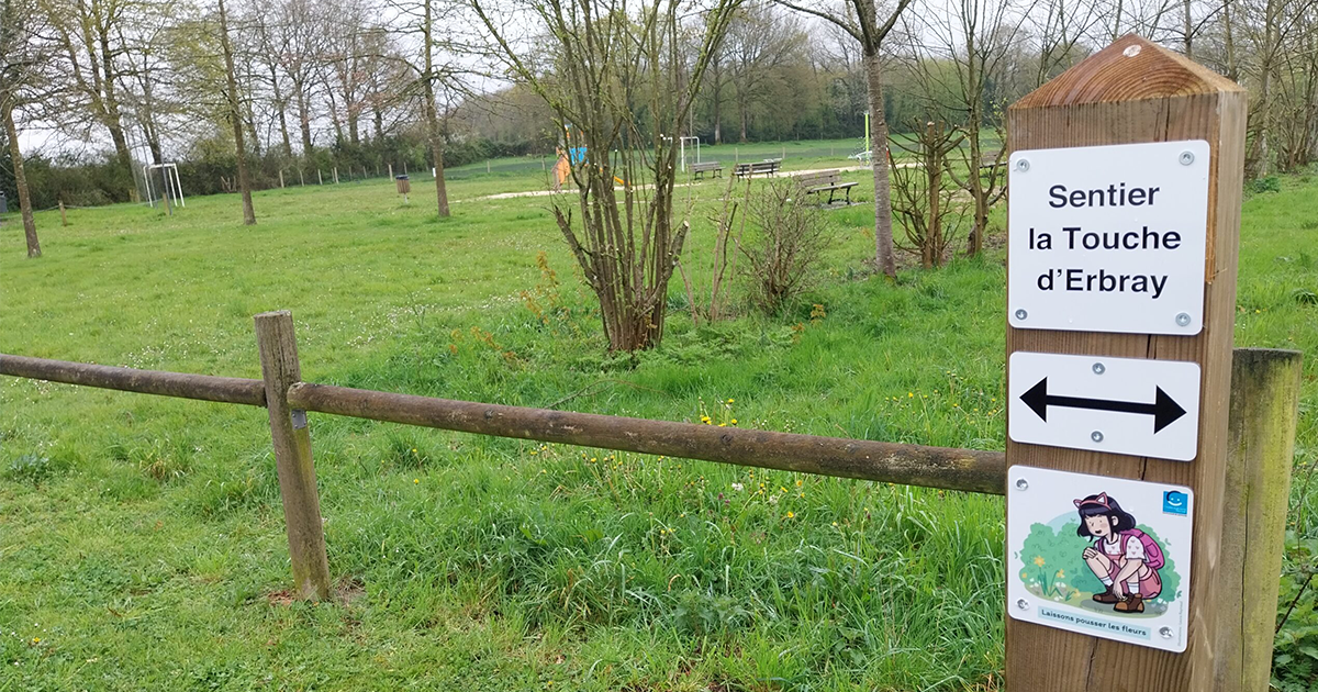 Sentier de la Touche à Erbray