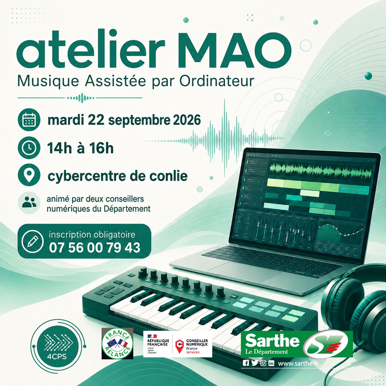 Atelier MAO : créez votre musique sur ordinateur !