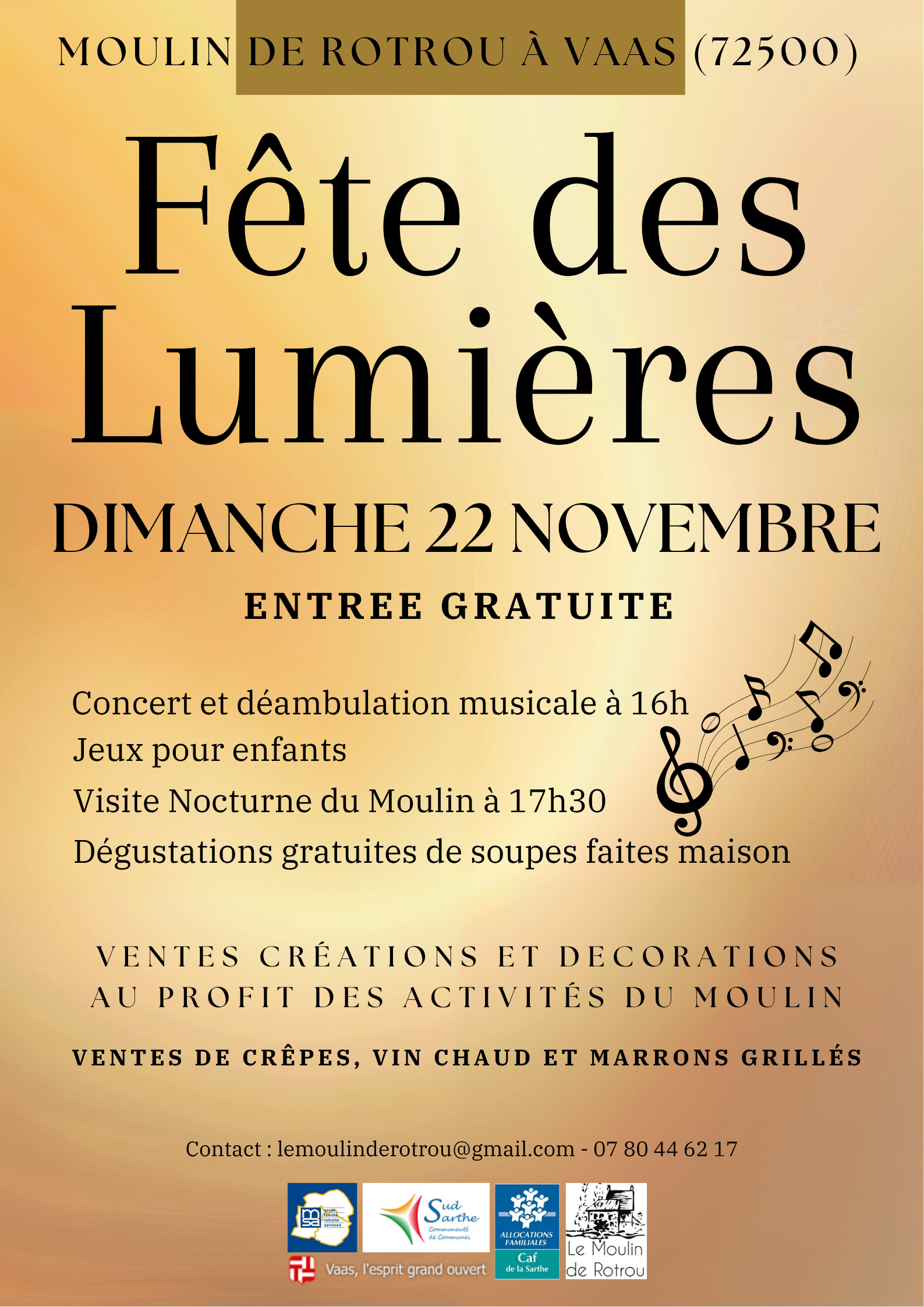 Fête des Lumières au Moulin de Rotrou