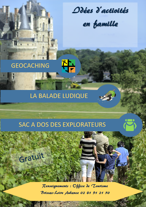 GÉOCACHING “TRÉSORS CACHÉS À BRISSAC-QUINCÉ“