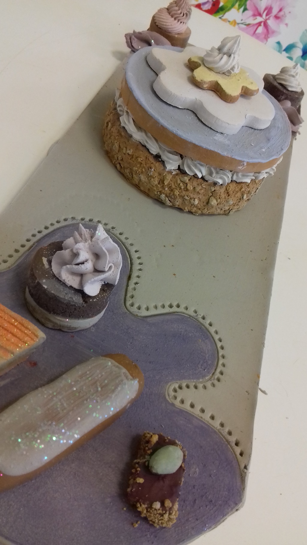 MODELAGE CRU : GÂTEAU ET PÂTISSERIE EN ARGILE !