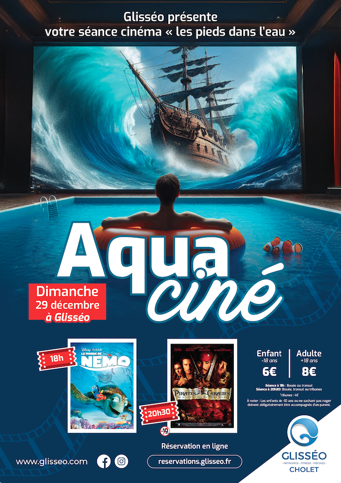 AQUA CINÉ - VOTRE SÉANCE DE CINÉMA LES PIEDS... Le 29 déc 2024