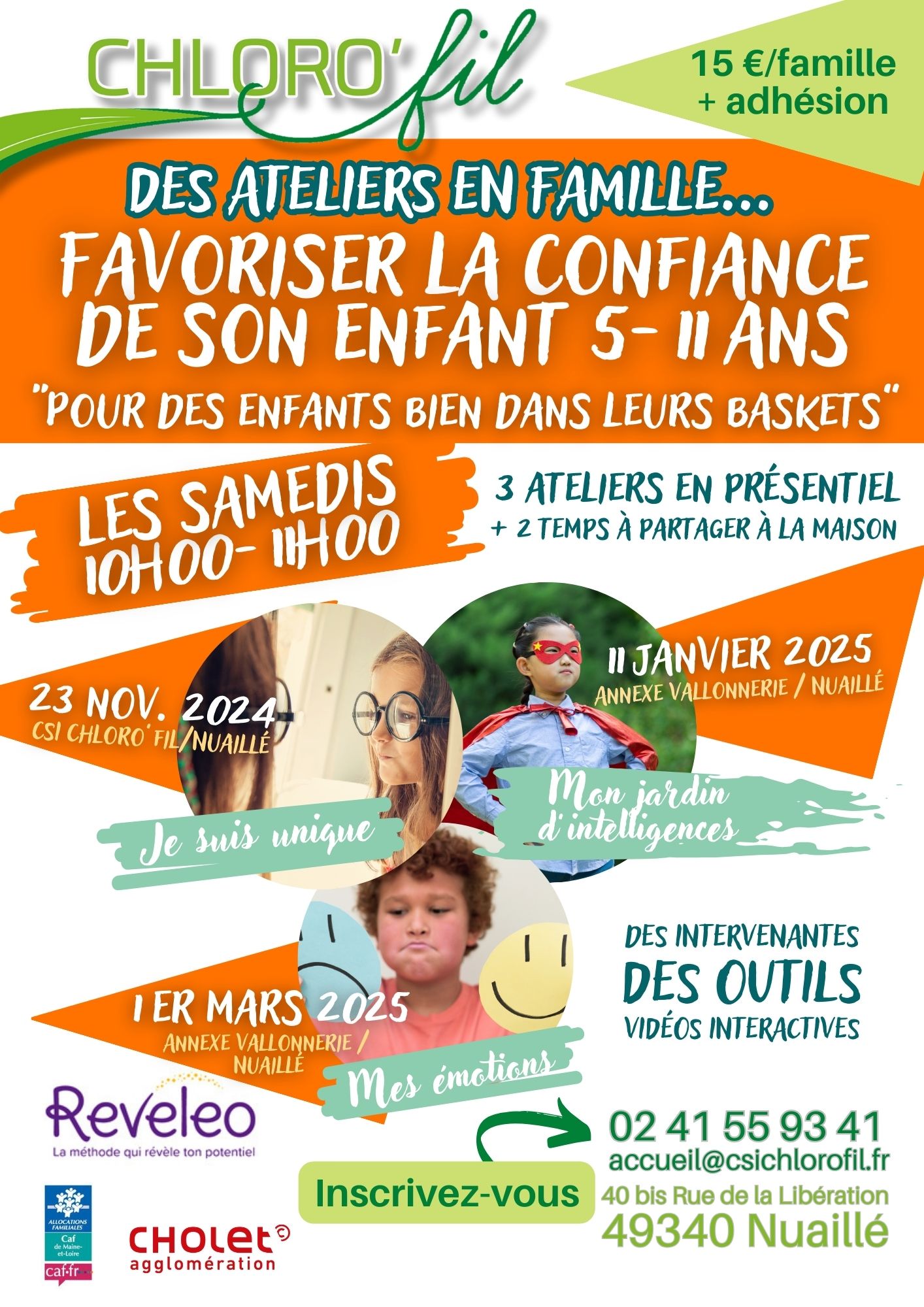 ATELIER EN FAMILLE REVÉLÉO POUR DES ENFANTS BIEN... Du 23/11/2024 au 1/3/2025